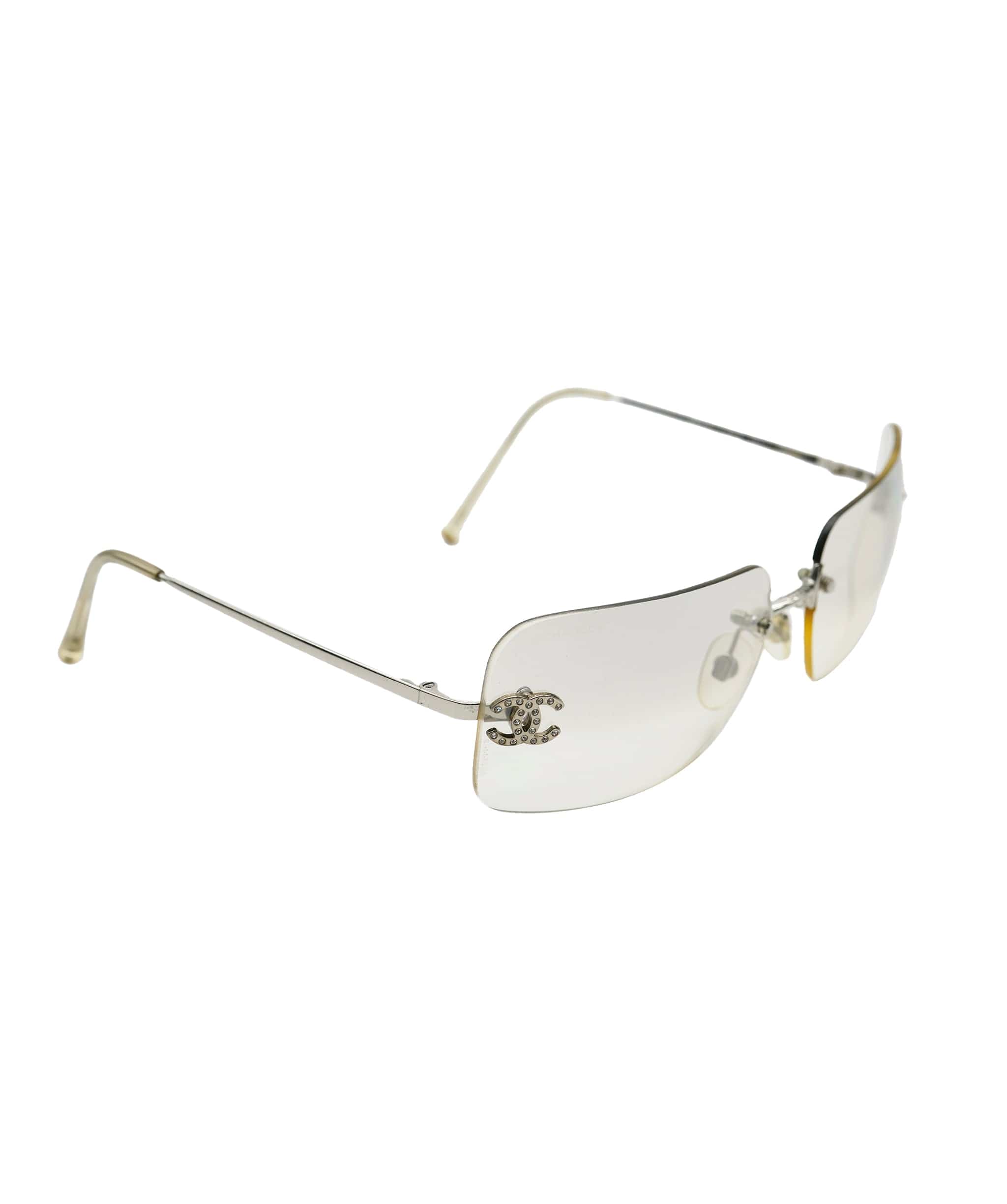 Chanel Chanel Rhinestone Sunglass Clear ASL9240