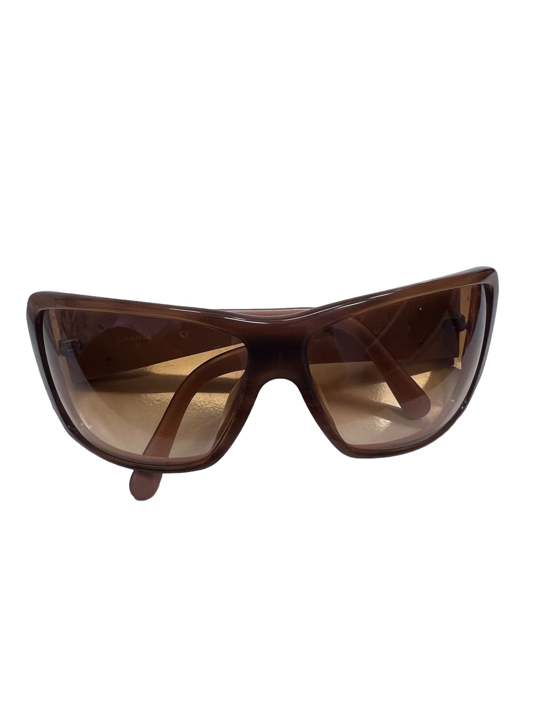 Chanel Chanel Sunglasses Brown/Silver SYC1086