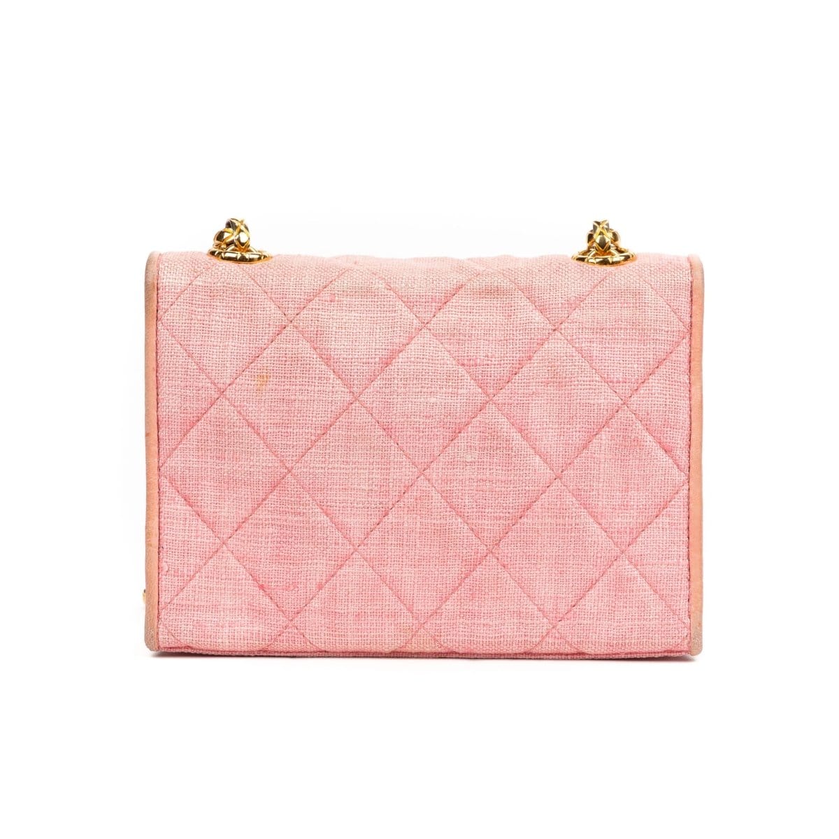 45. Lp x Christos Chanel Pink Camellia Canvas WOC - AWL2151