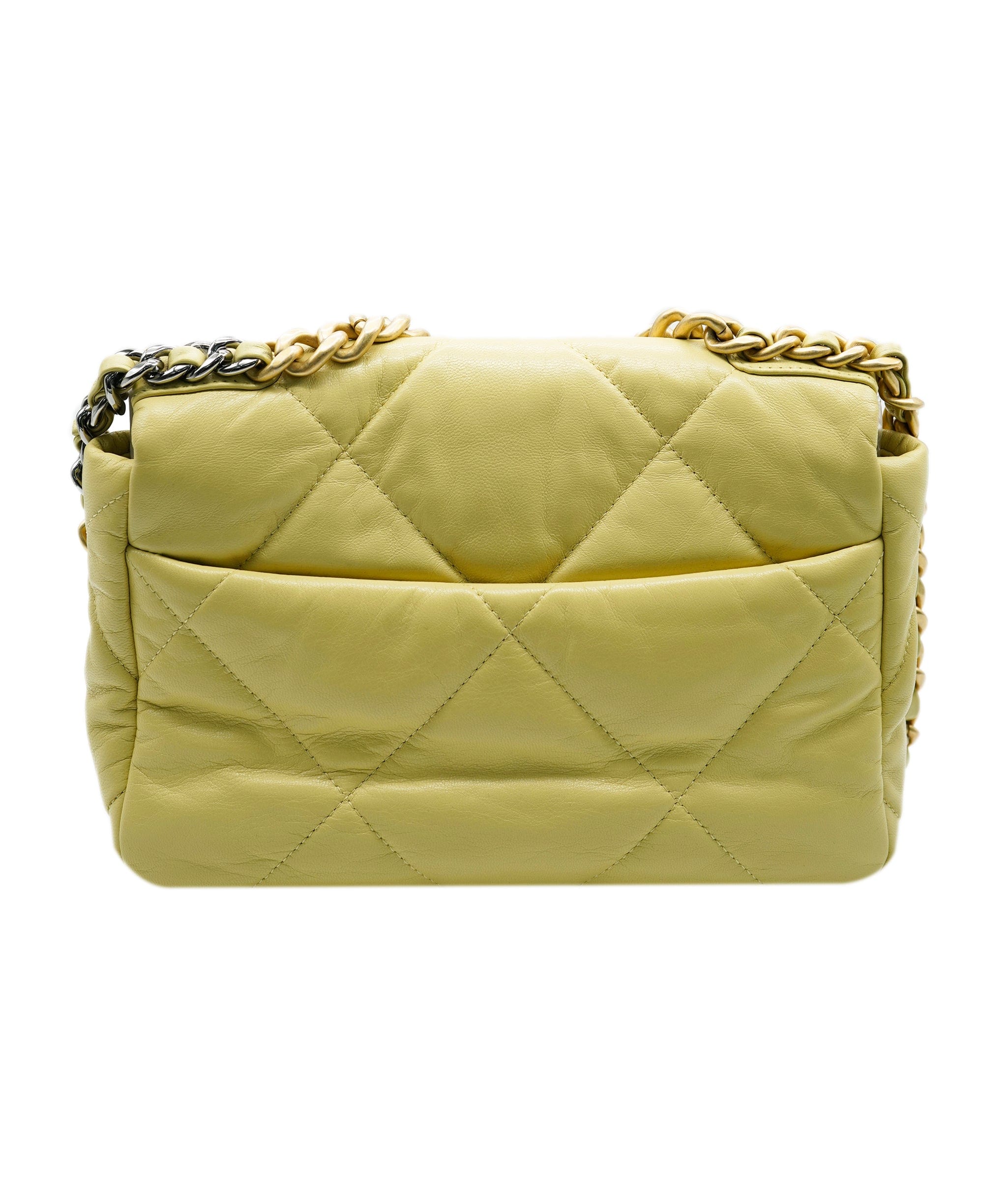 Chanel Chanel 19 bag yellow with GHW AJC0271