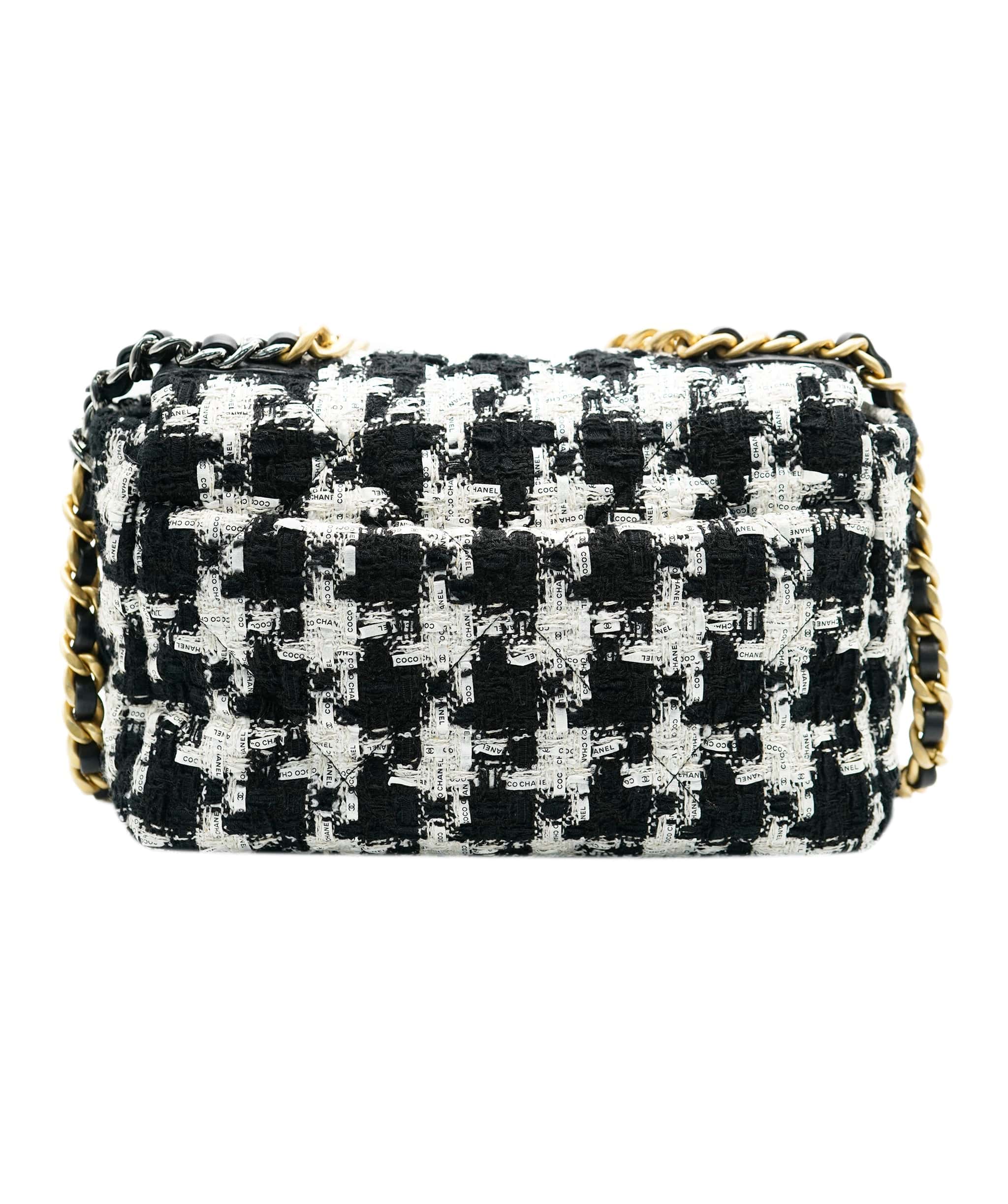 Chanel Chanel 19 Tweed Ribbon Houndstooth ALC0767