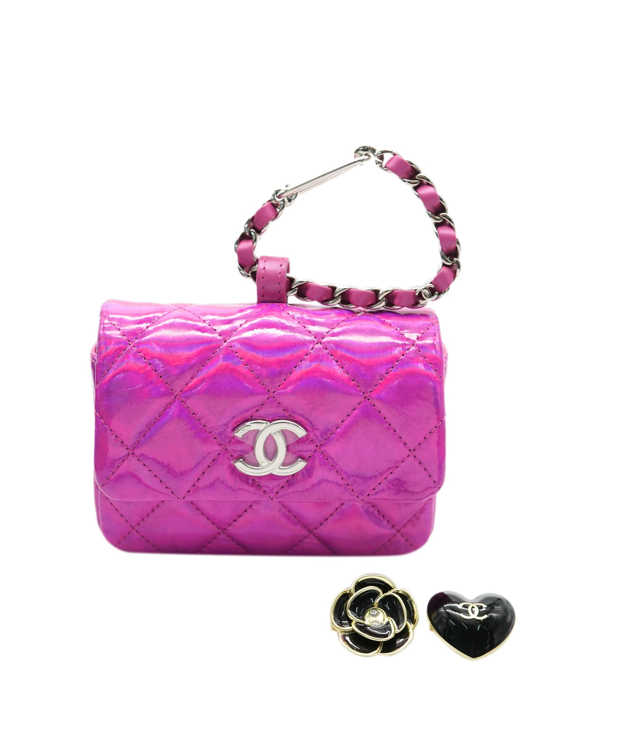 Chanel Chanel 2023 mini mousqueton bag pink ALC1197