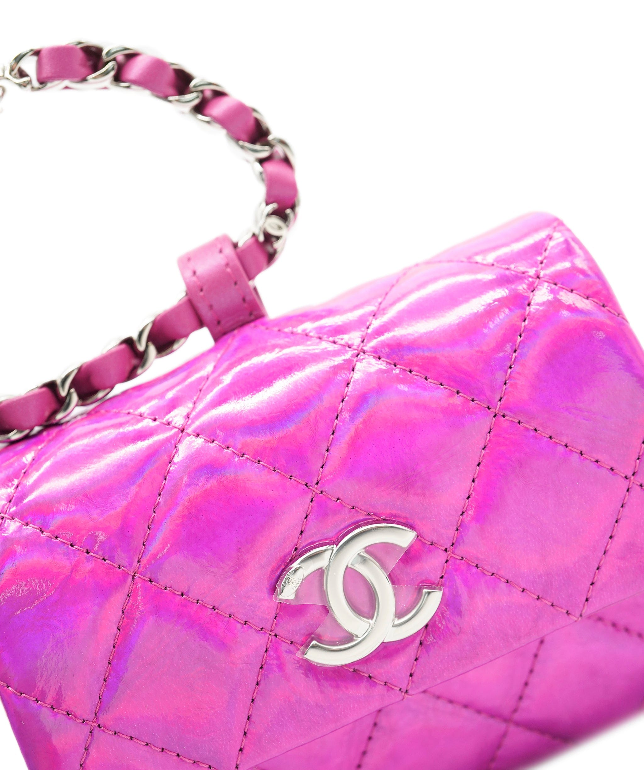 Chanel Chanel 2023 mini mousqueton bag pink ALC1197