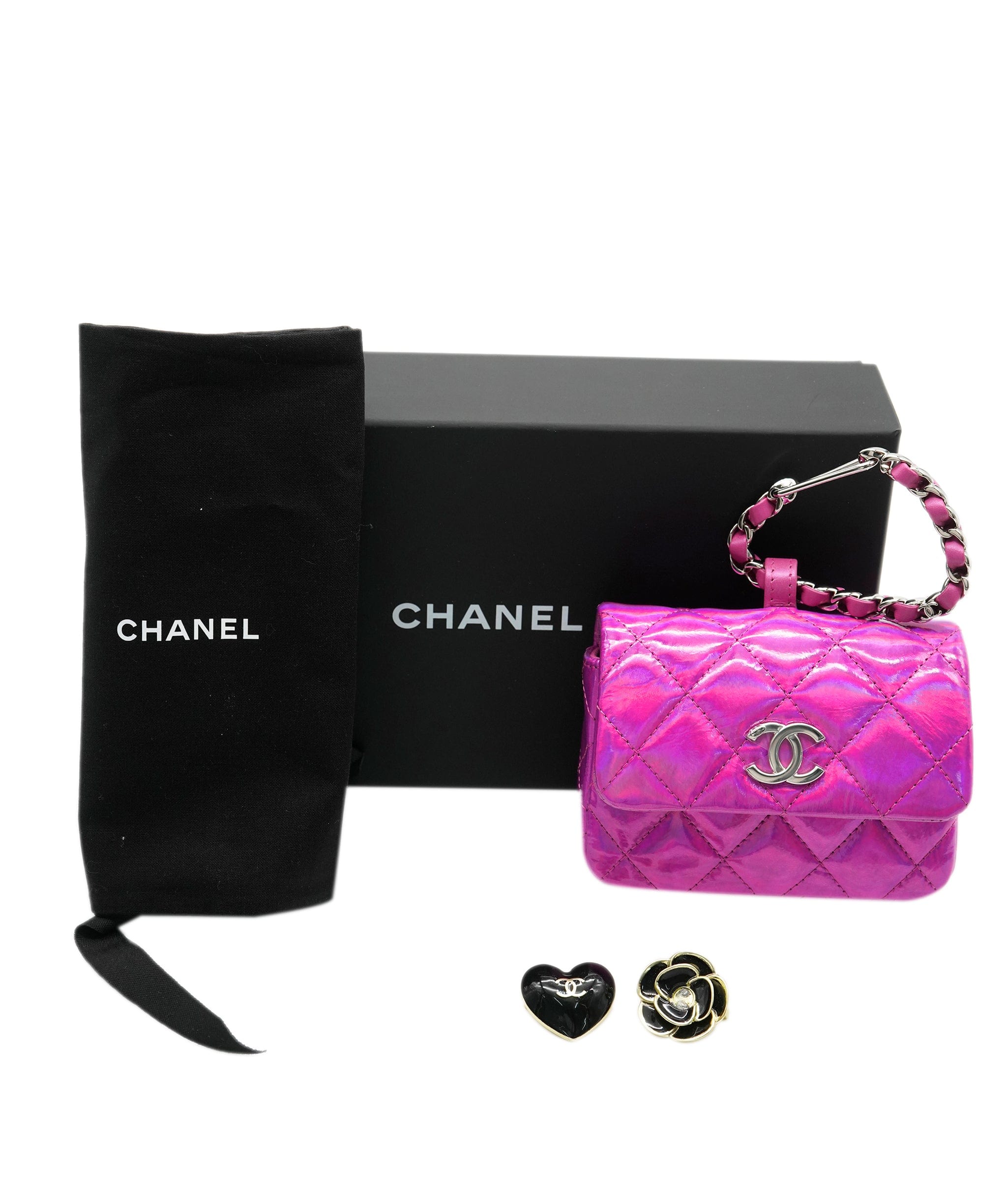 Chanel Chanel 2023 mini mousqueton bag pink ALC1197