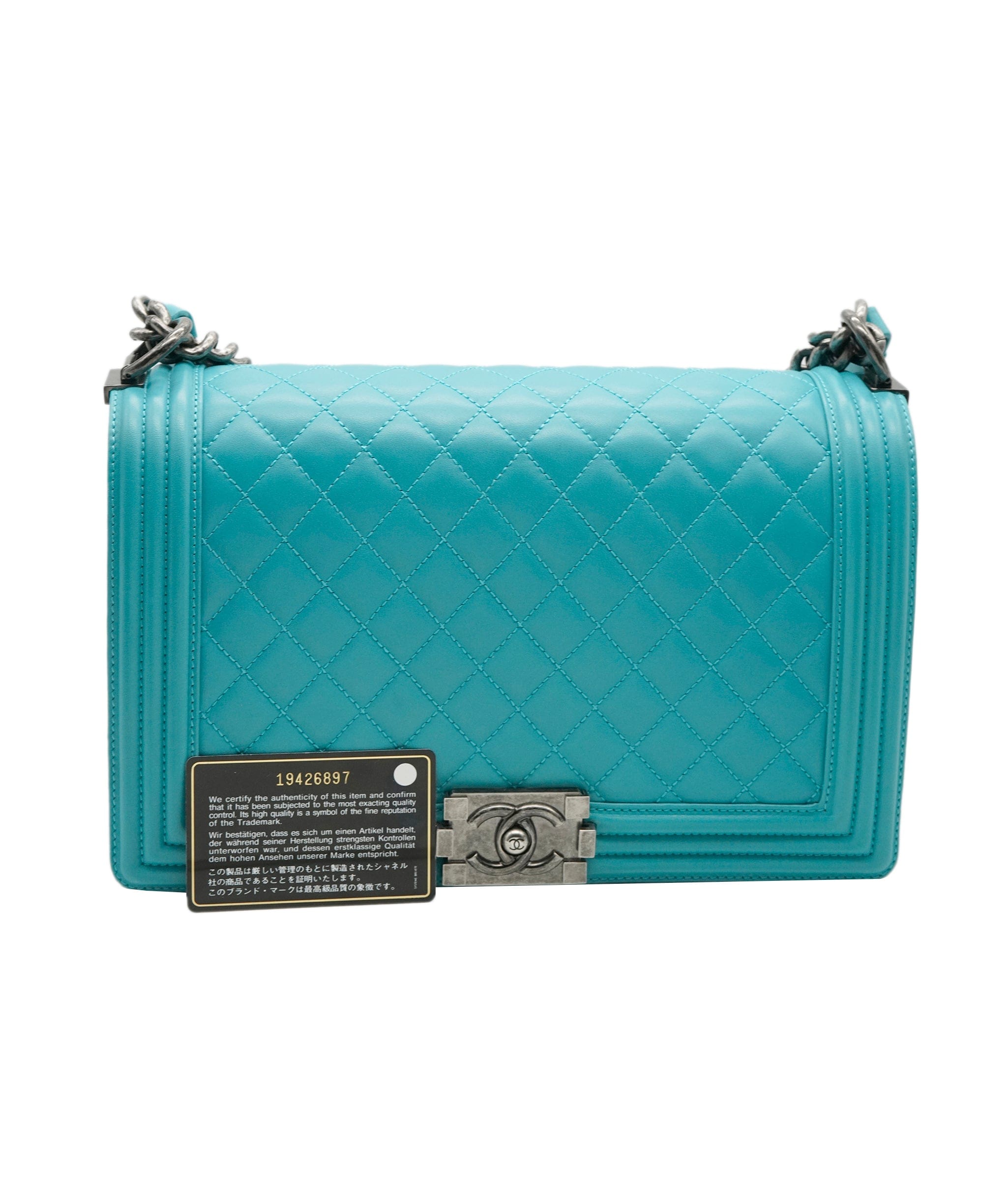 Chanel Chanel Aqua Lambskin Medium Boy Bag  ASC2358