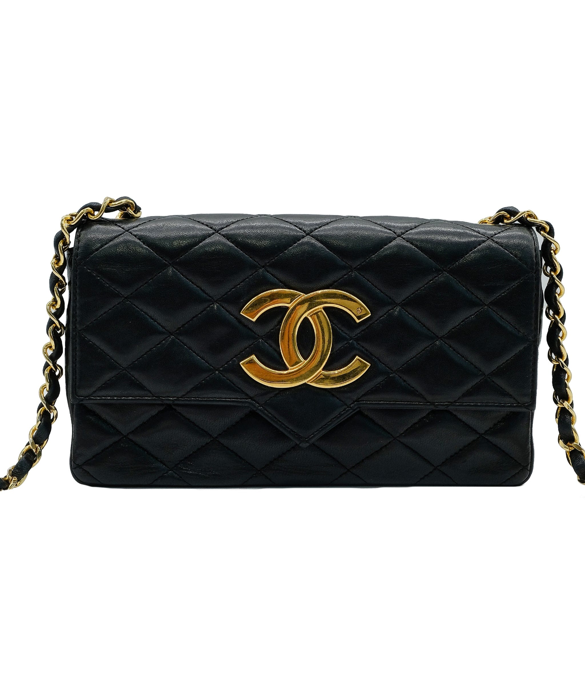 Chanel Chanel Big Coco Chain Shoulder Black Card And Seal S/N 1060810 90192176 ASL8149