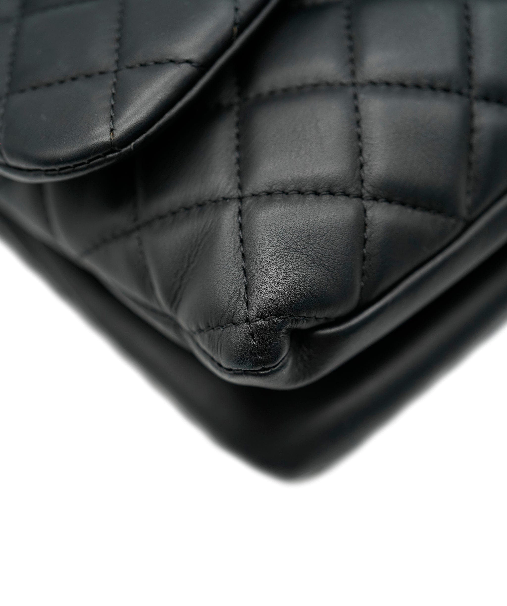 Chanel Chanel Black Calfskin XL Flap Bag ASL8189