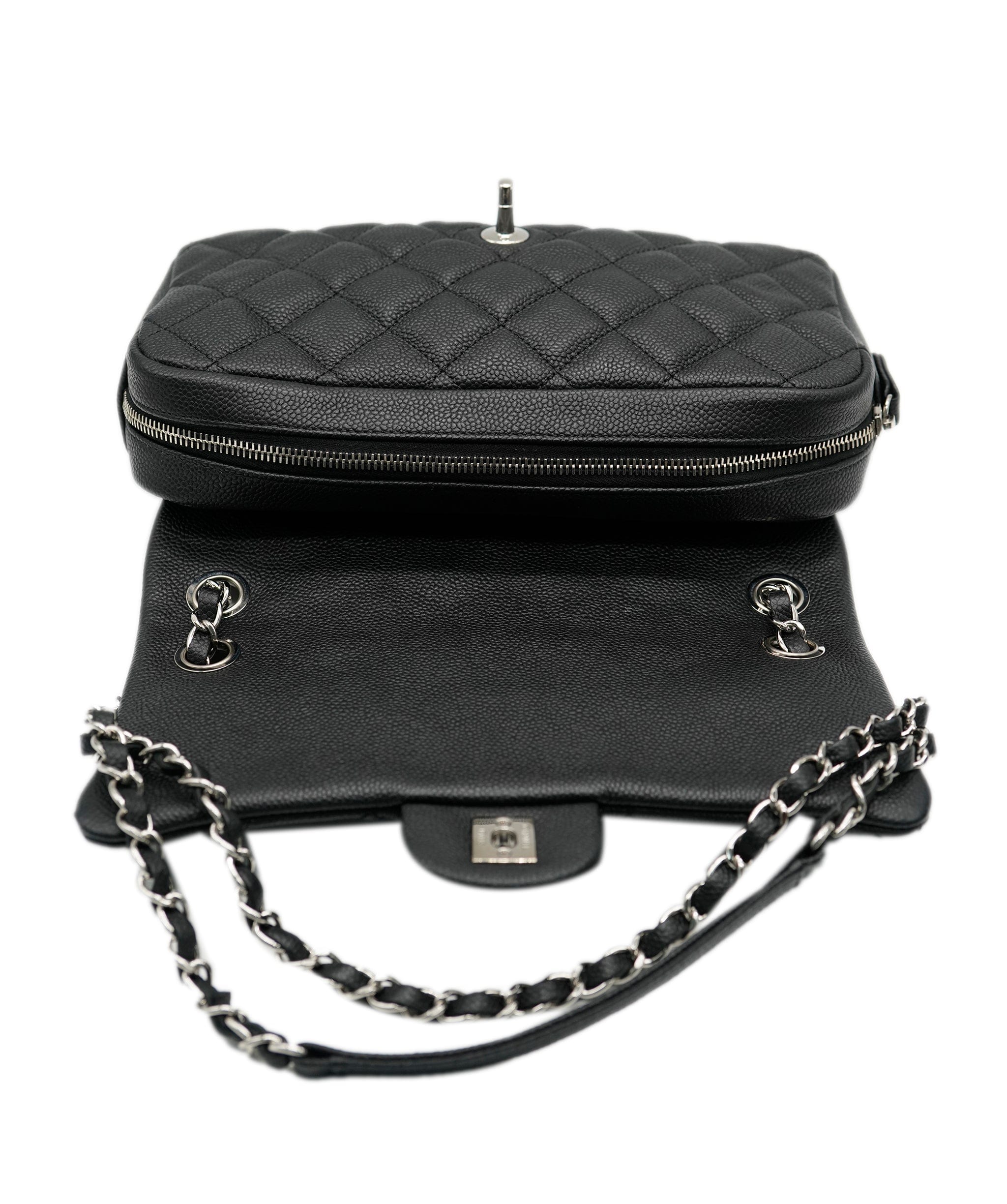 Chanel Chanel Black Caviar Easy Flap Bag  ASC4205