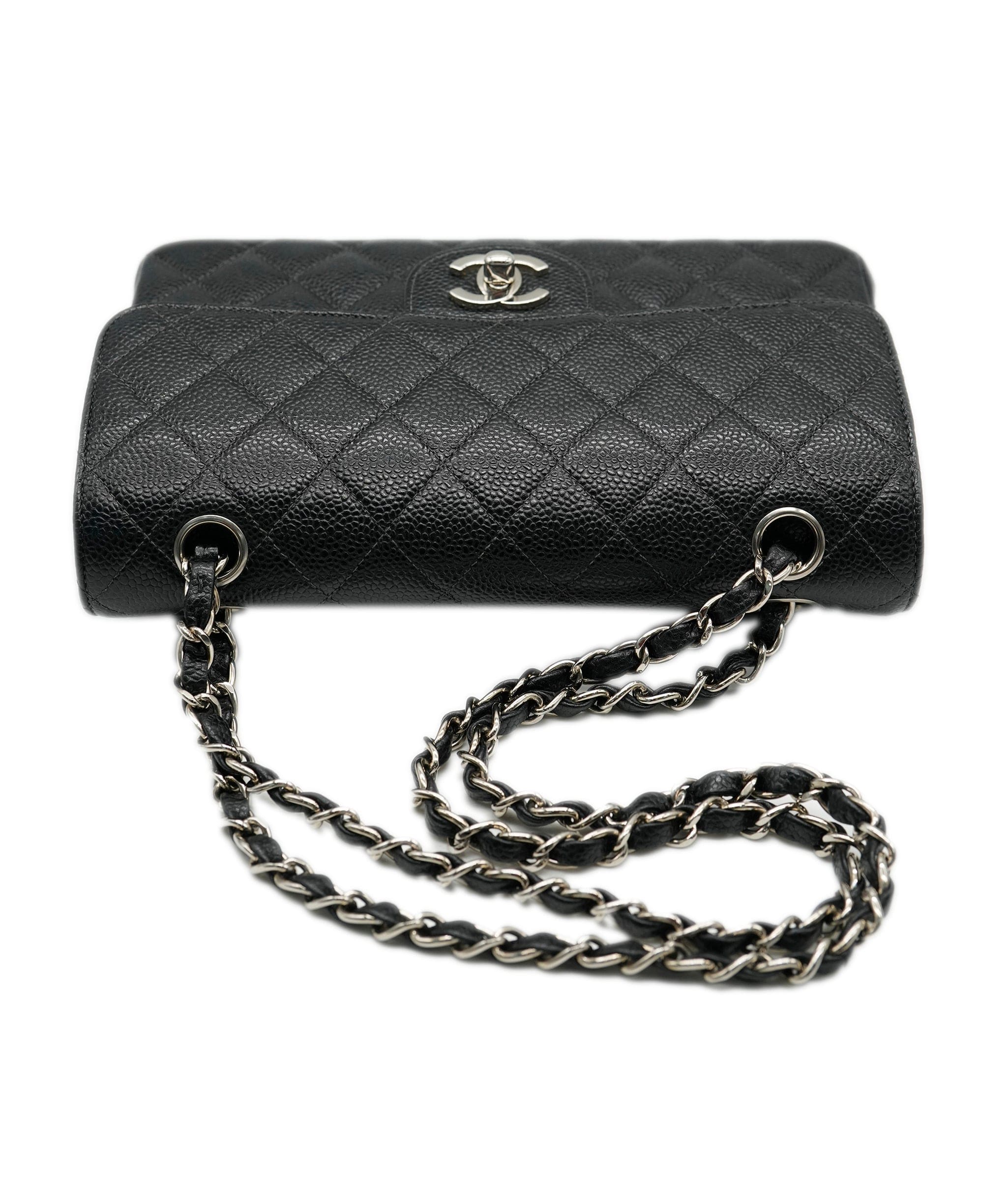 Chanel Chanel Black Caviar Flap Bag  SHW Series 6 ASL10197