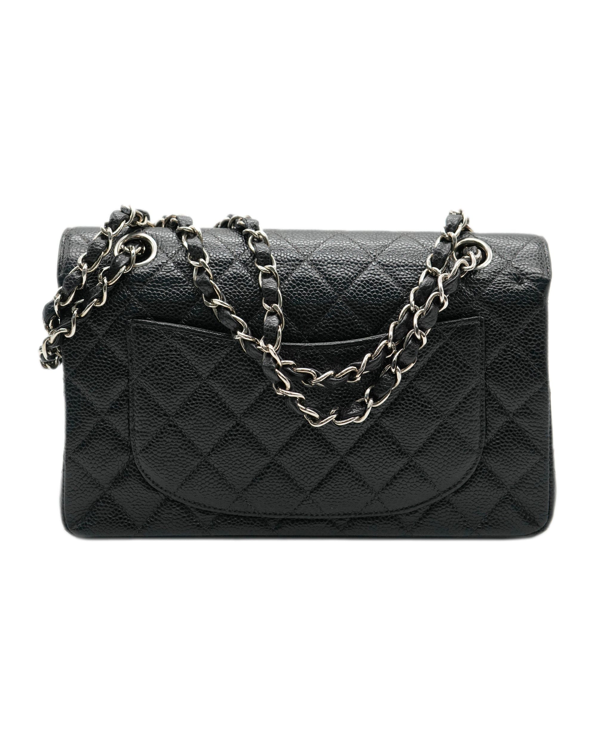 Chanel Chanel Black Caviar Flap Bag  SHW Series 6 ASL10197