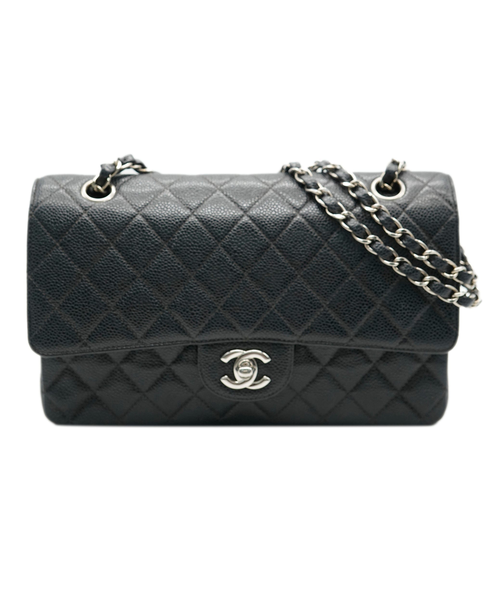 Chanel Chanel Black Caviar Flap Bag SHW Series 6 ASL10200