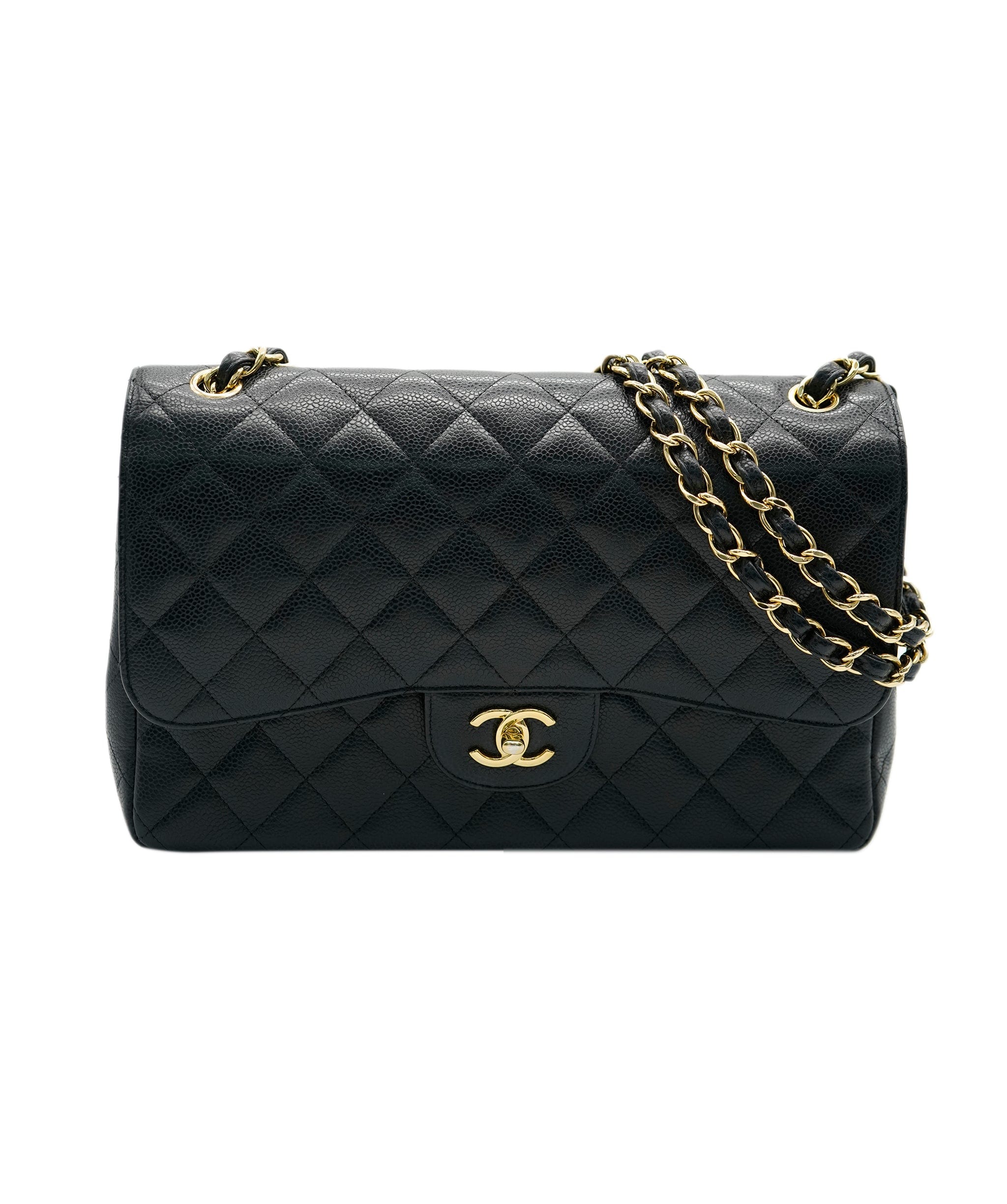 Chanel Chanel Black Caviar Jumbo Bag  ALC0621