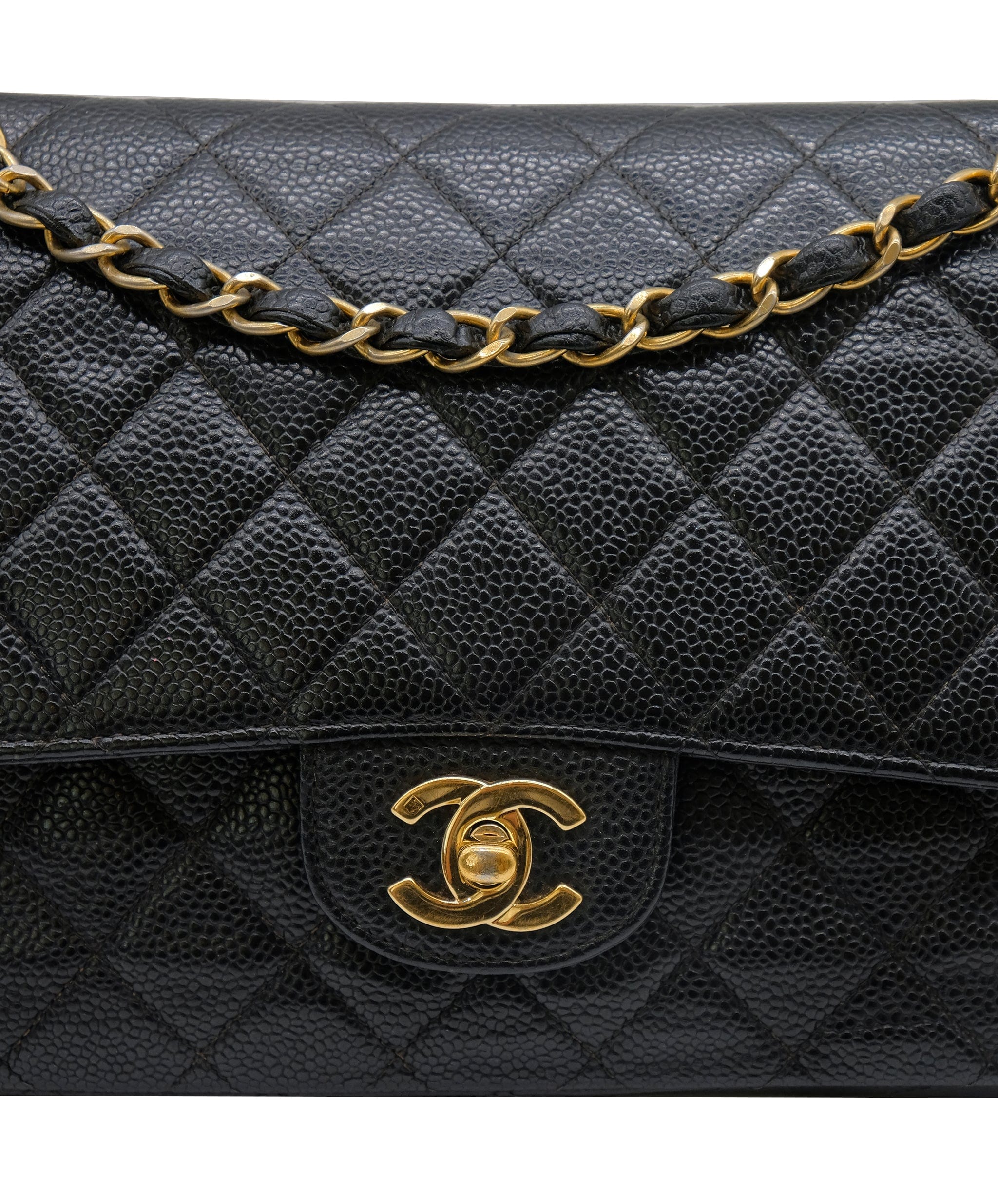 Chanel Chanel Black Caviar medium Double flap Black Caviar ASC5254