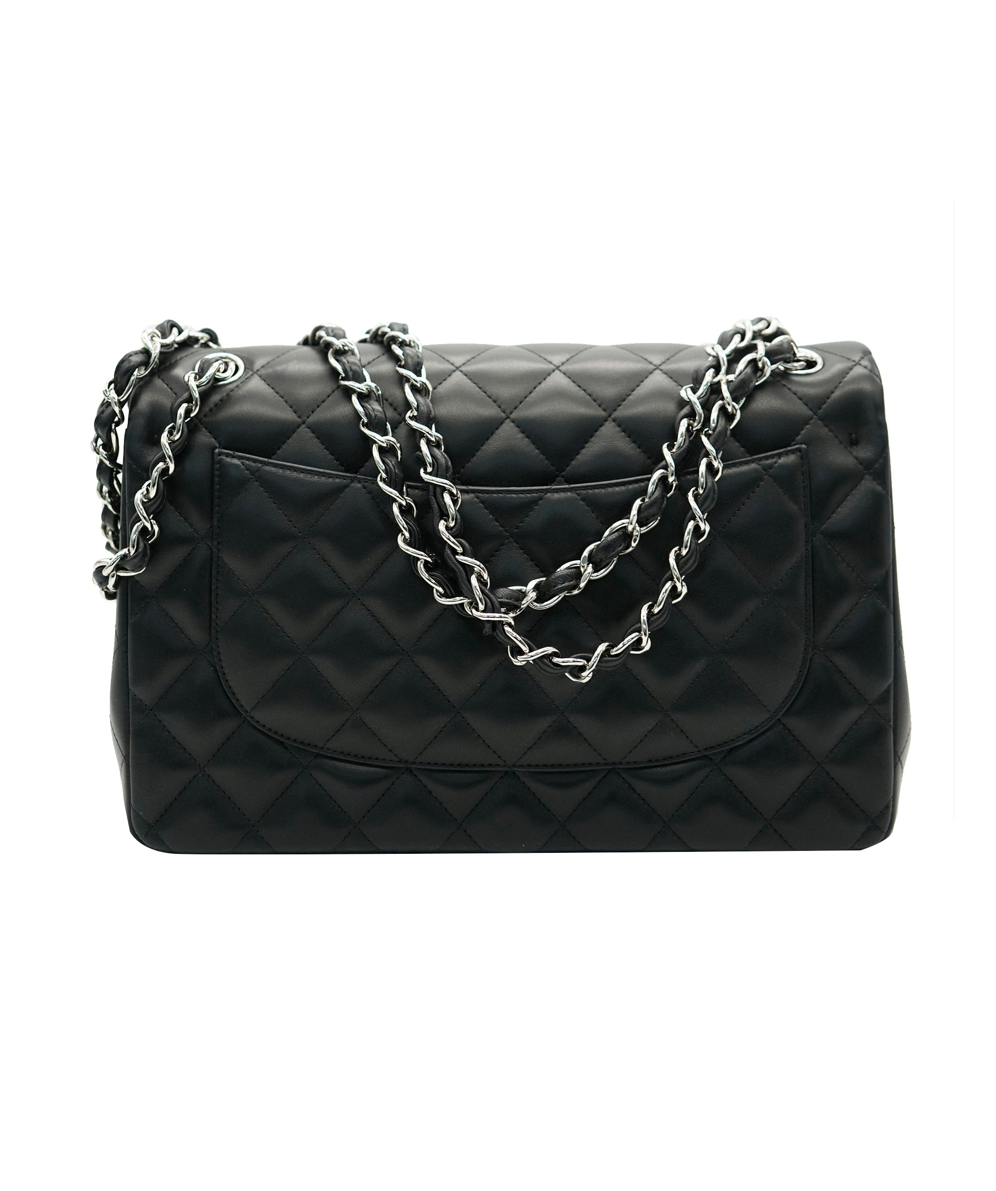 Chanel Chanel Black Jumbo Lambskin with SHW ALC1765