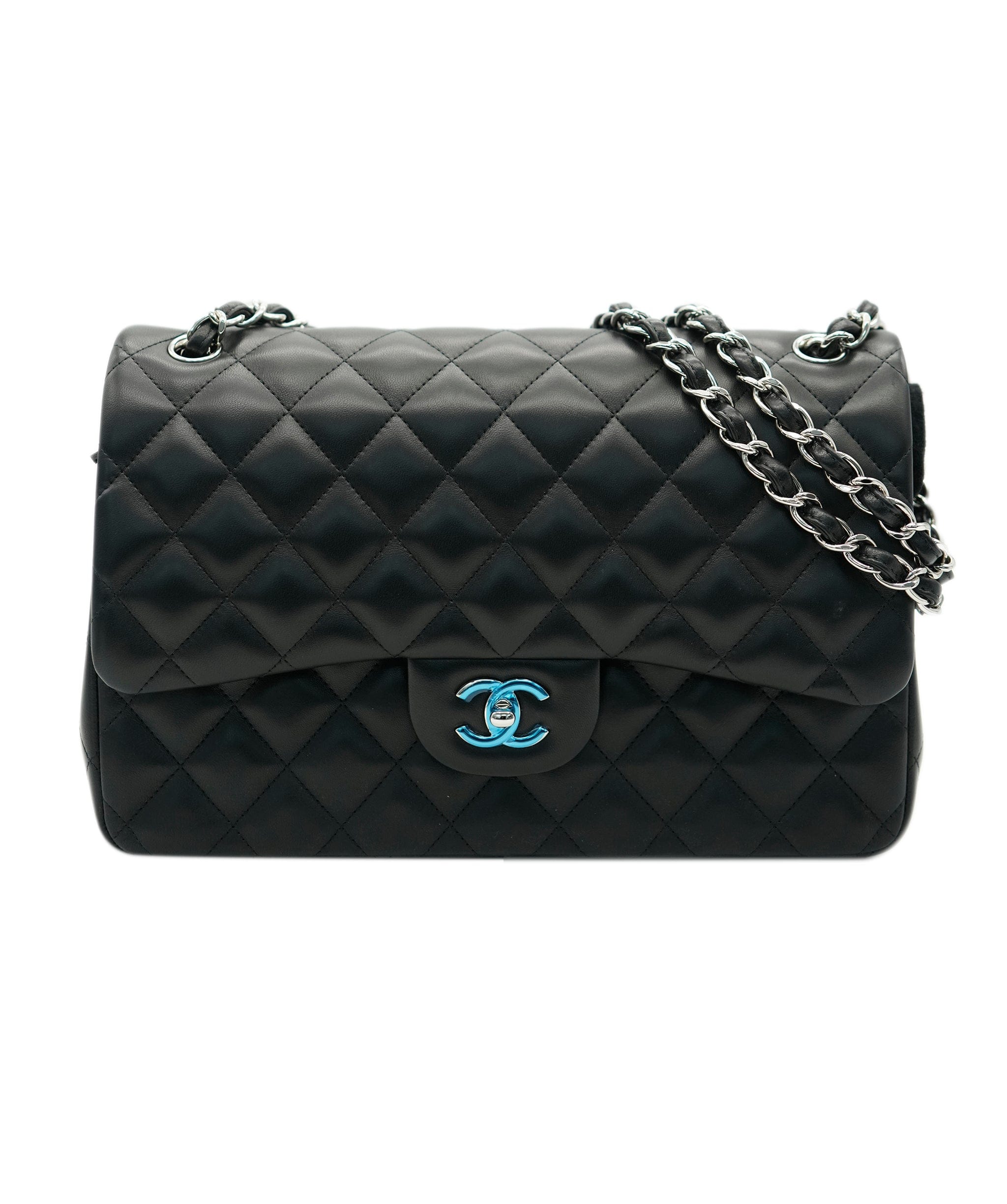 Chanel Chanel Black Jumbo Lambskin with SHW ALC1765