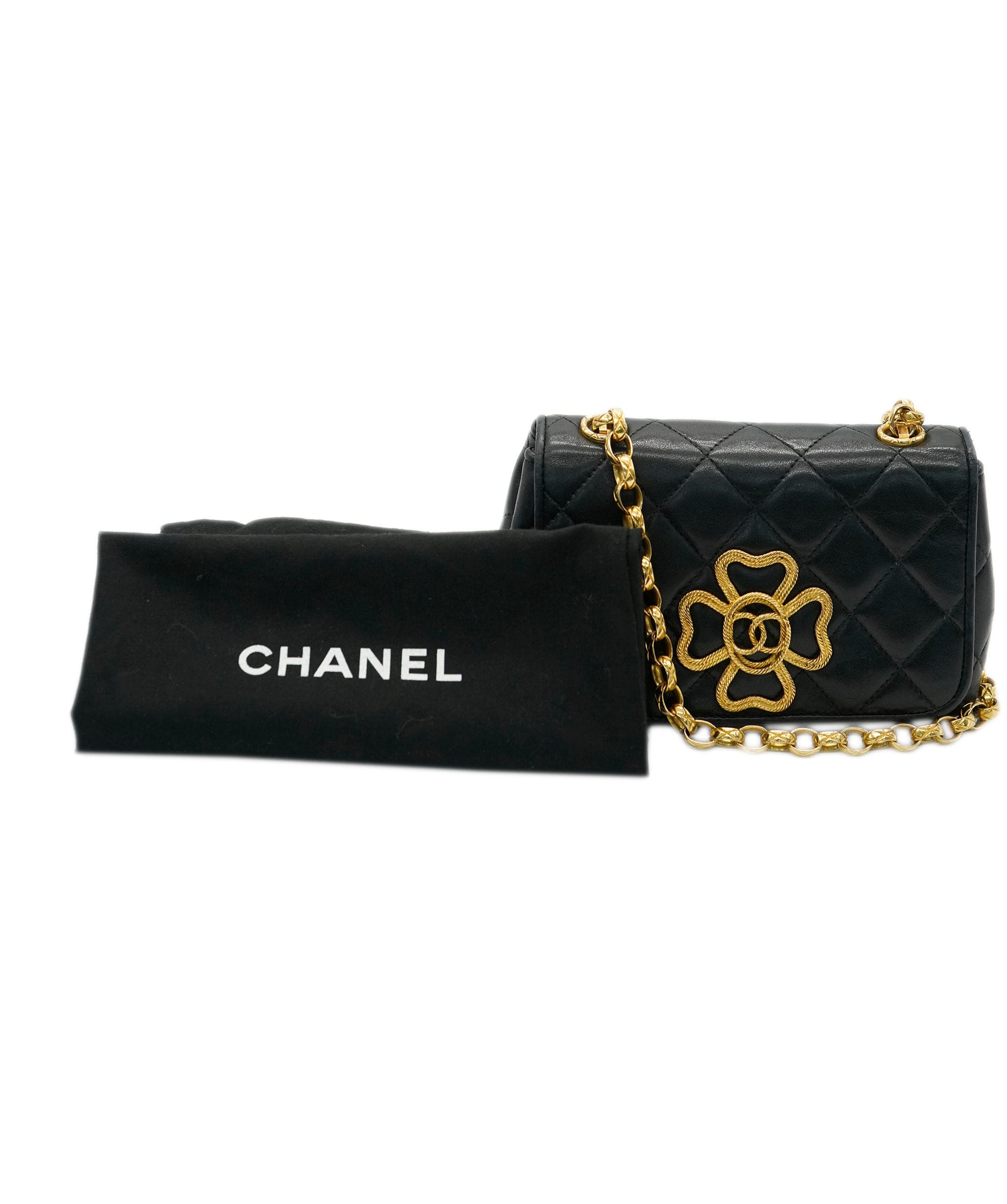 Chanel Chanel Black Lambskin Bag with Bijoux Chain  - AJC0726