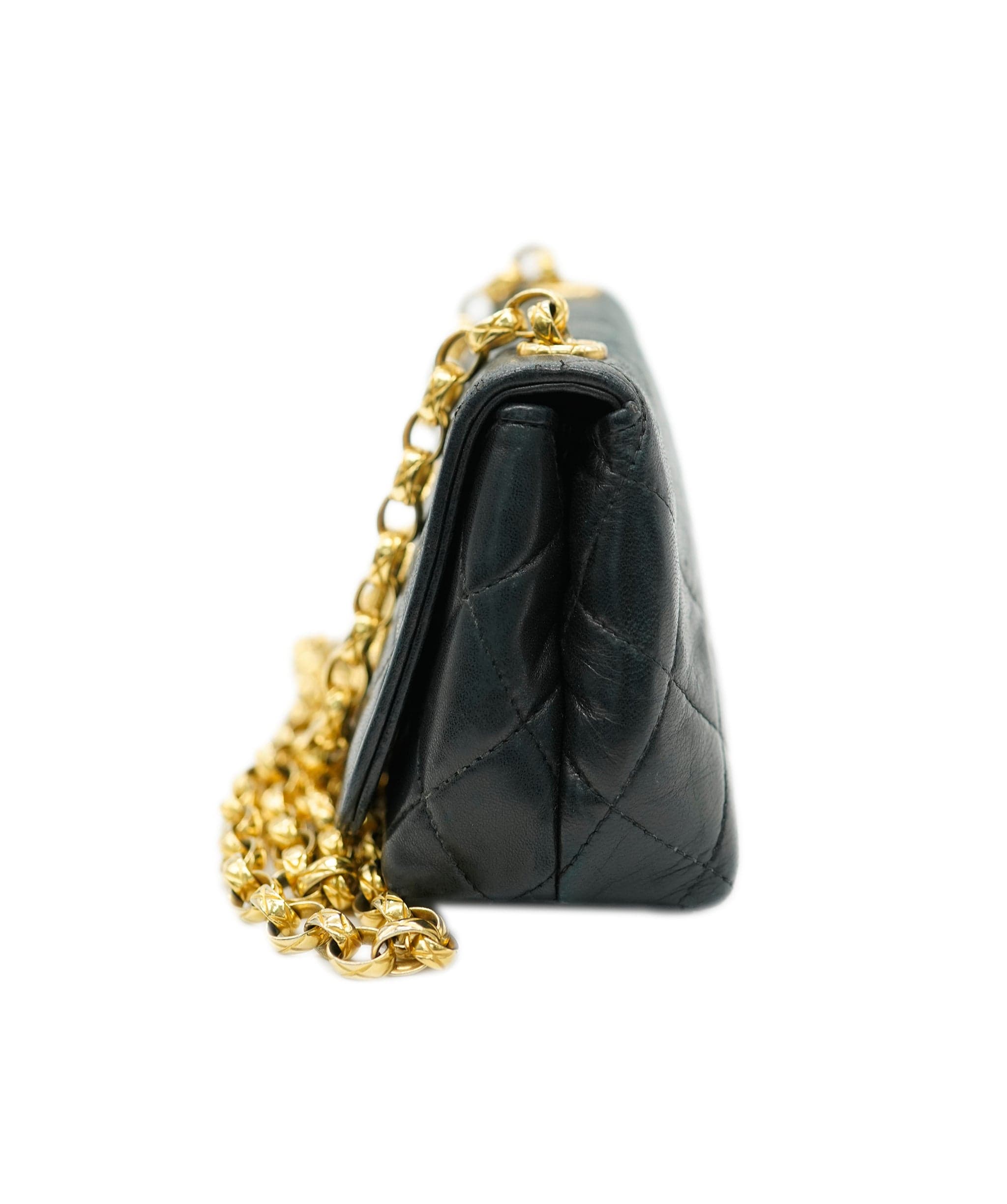 Chanel Chanel Black Lambskin Bag with Bijoux Chain  - AJC0726