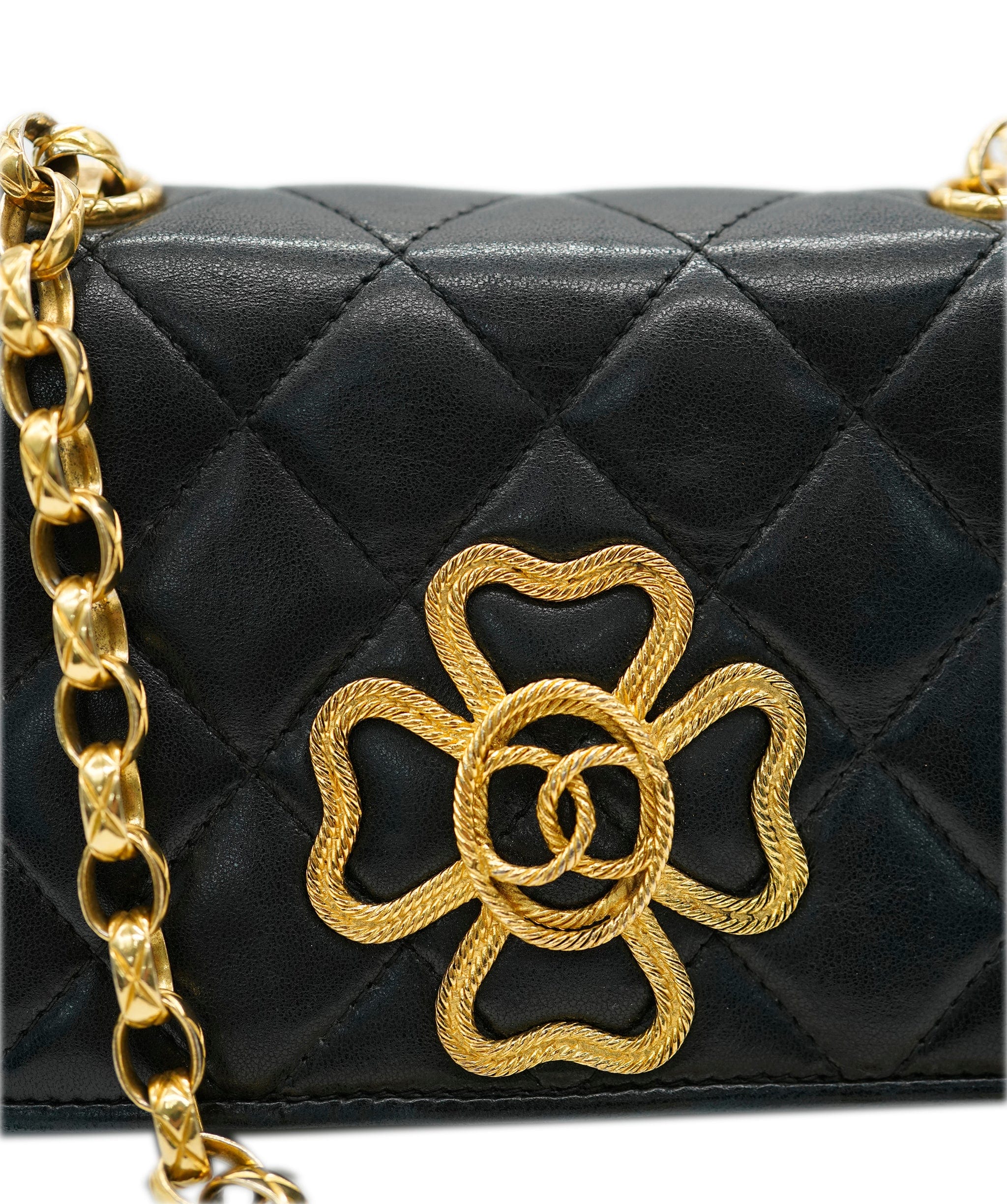 Chanel Chanel Black Lambskin Bag with Bijoux Chain  - AJC0726