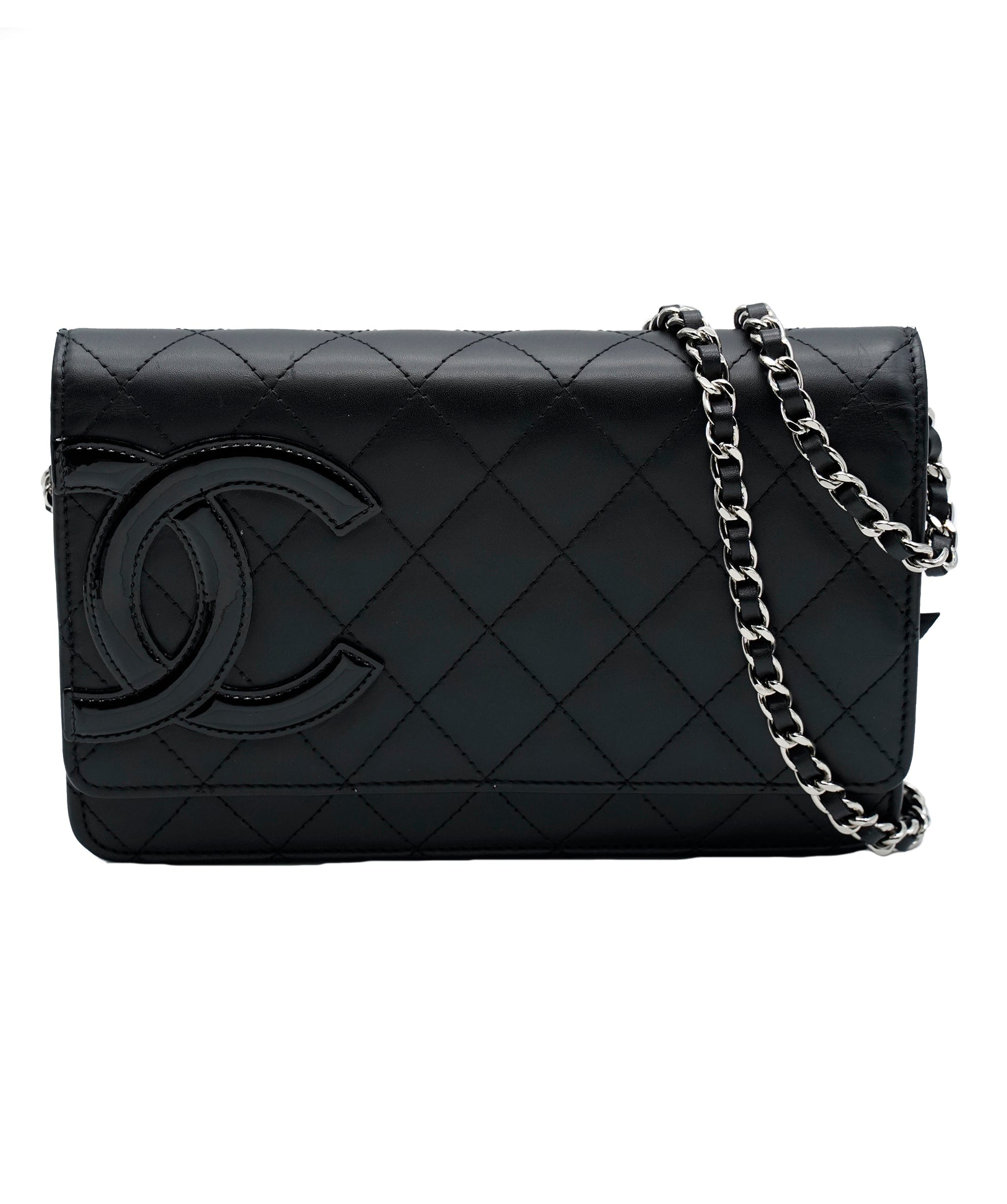 Chanel Chanel Black Lambskin Cambon WOC ASC2372