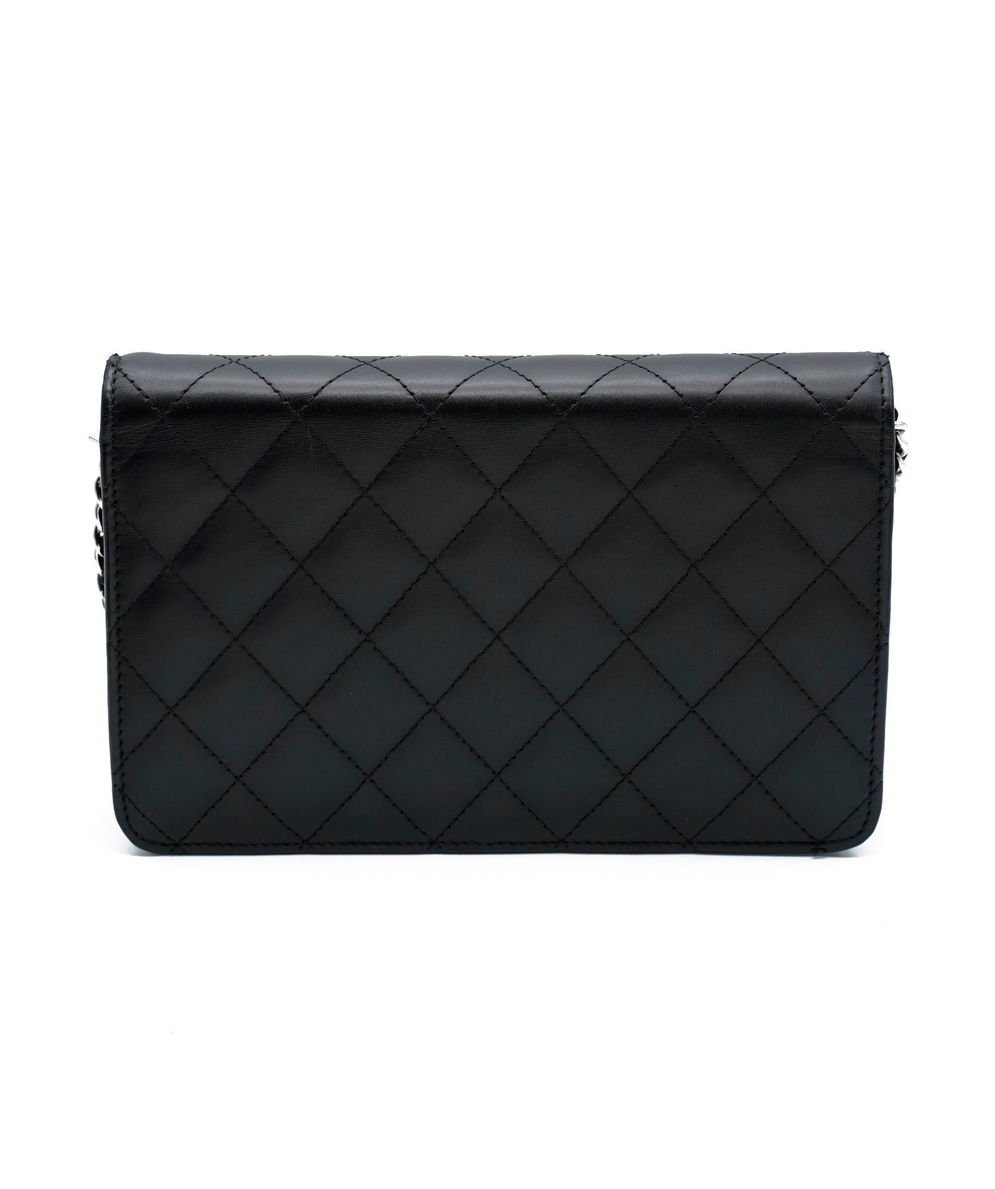 Chanel Chanel Black Lambskin Cambon WOC ASC2372