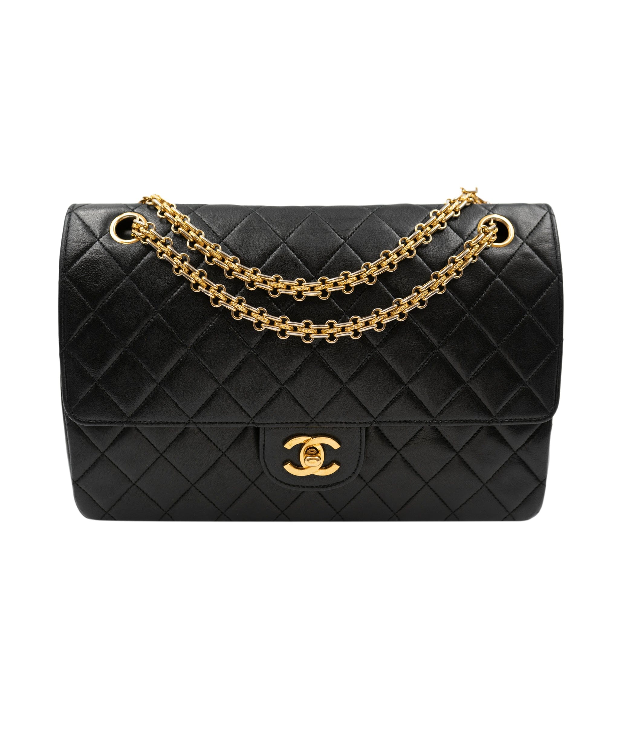 Chanel Chanel black lambskin Flapbag - ASL1368