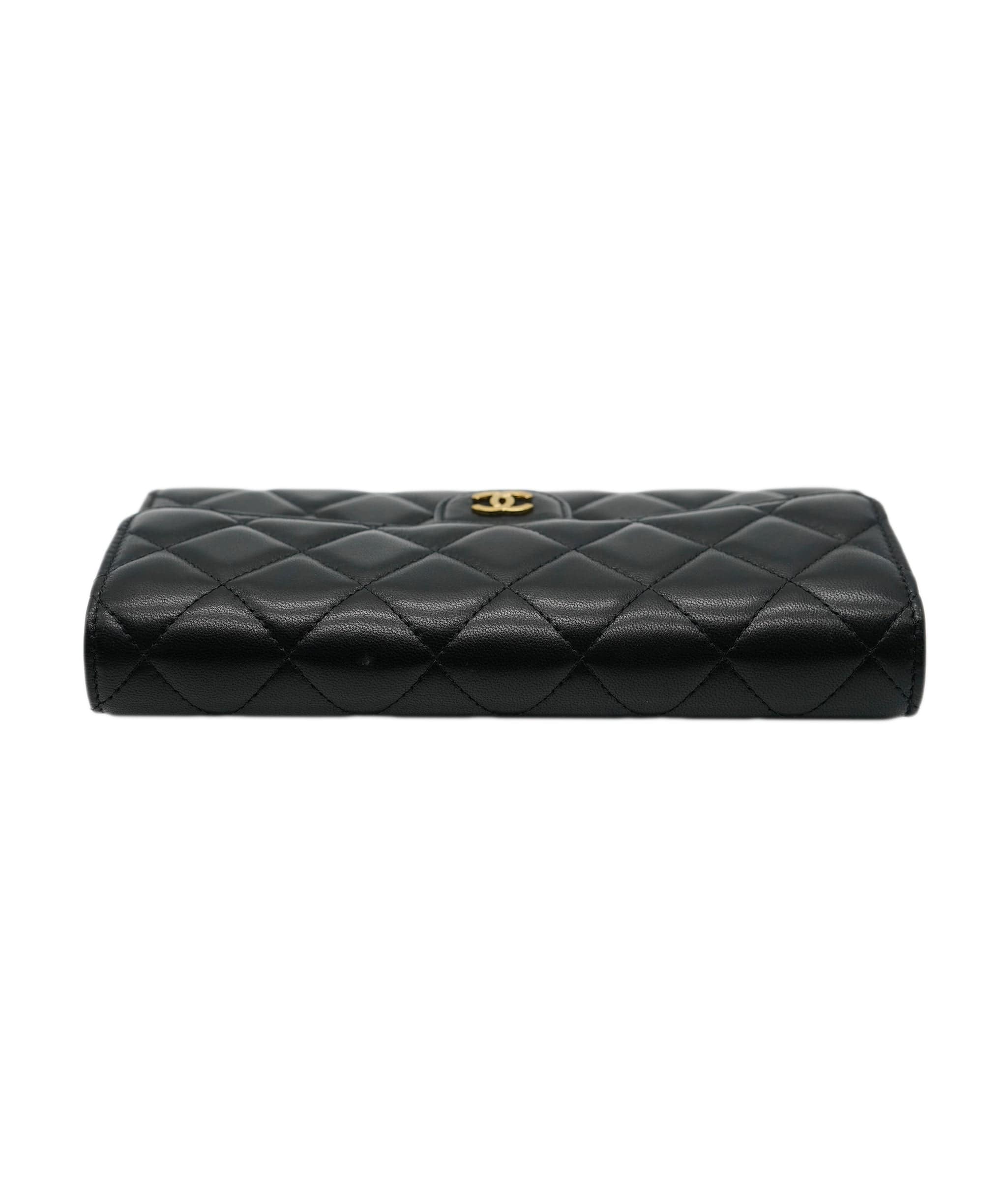 Chanel Chanel Black Lambskin Long Wallet ASC4308