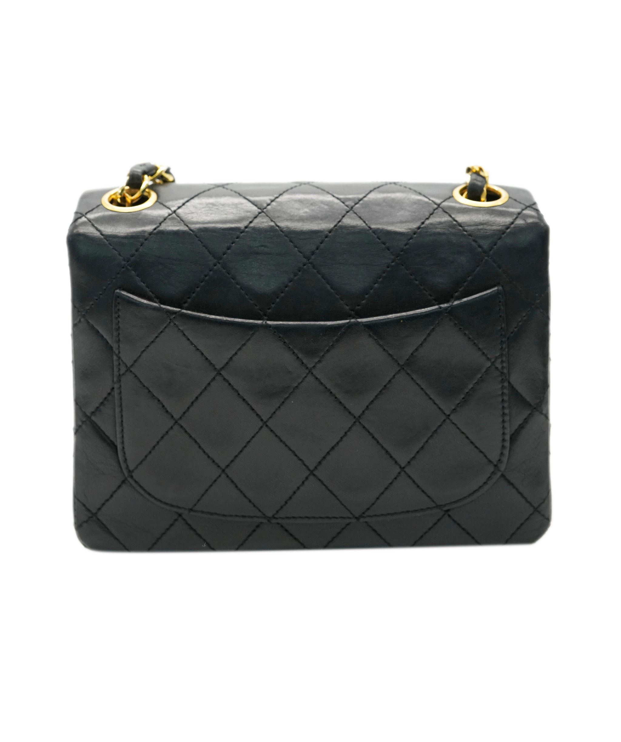 Chanel Chanel black lambskin mini square  AVC2123