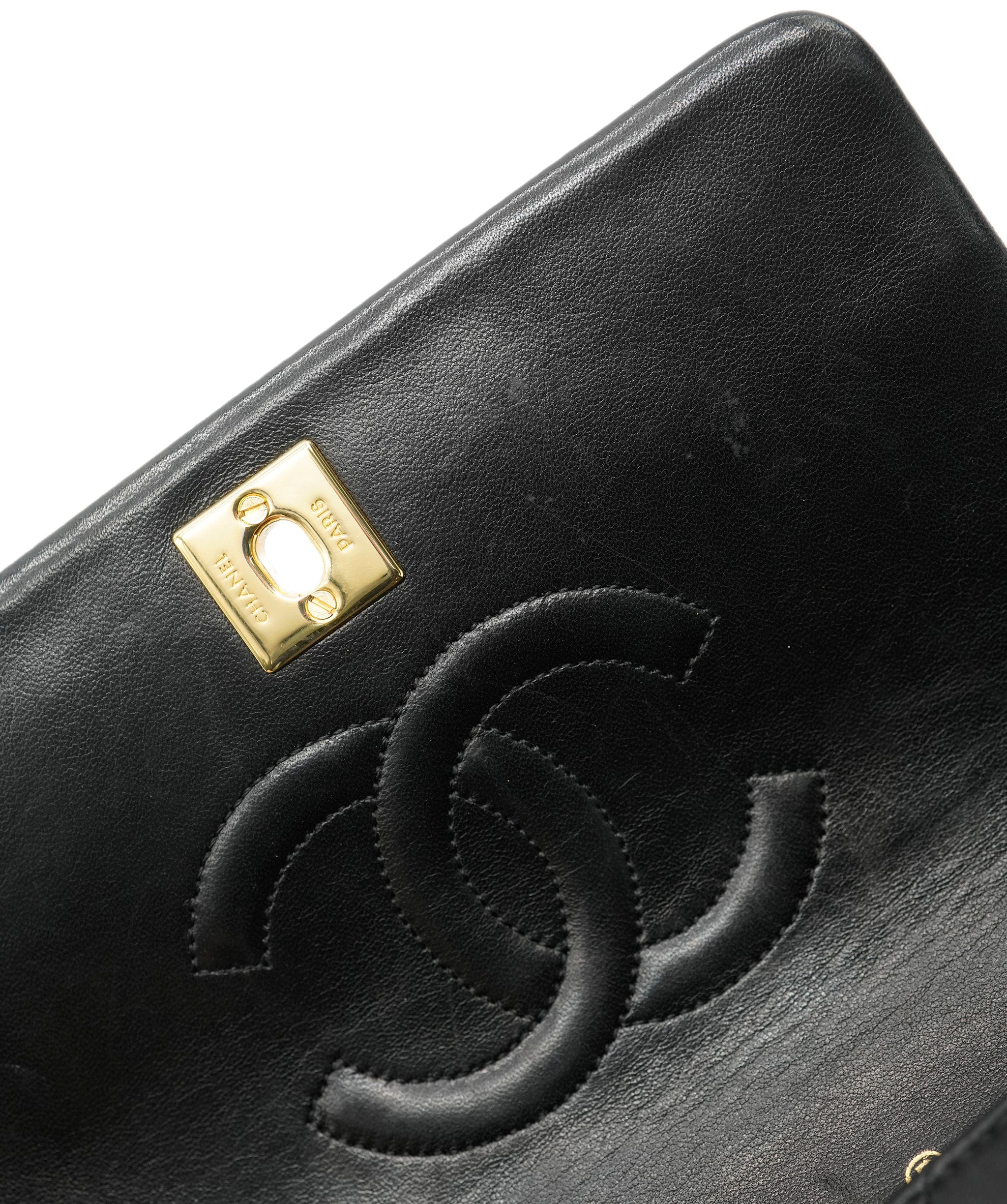 Chanel CHANEL Black Mini Full Flap  ASL10453