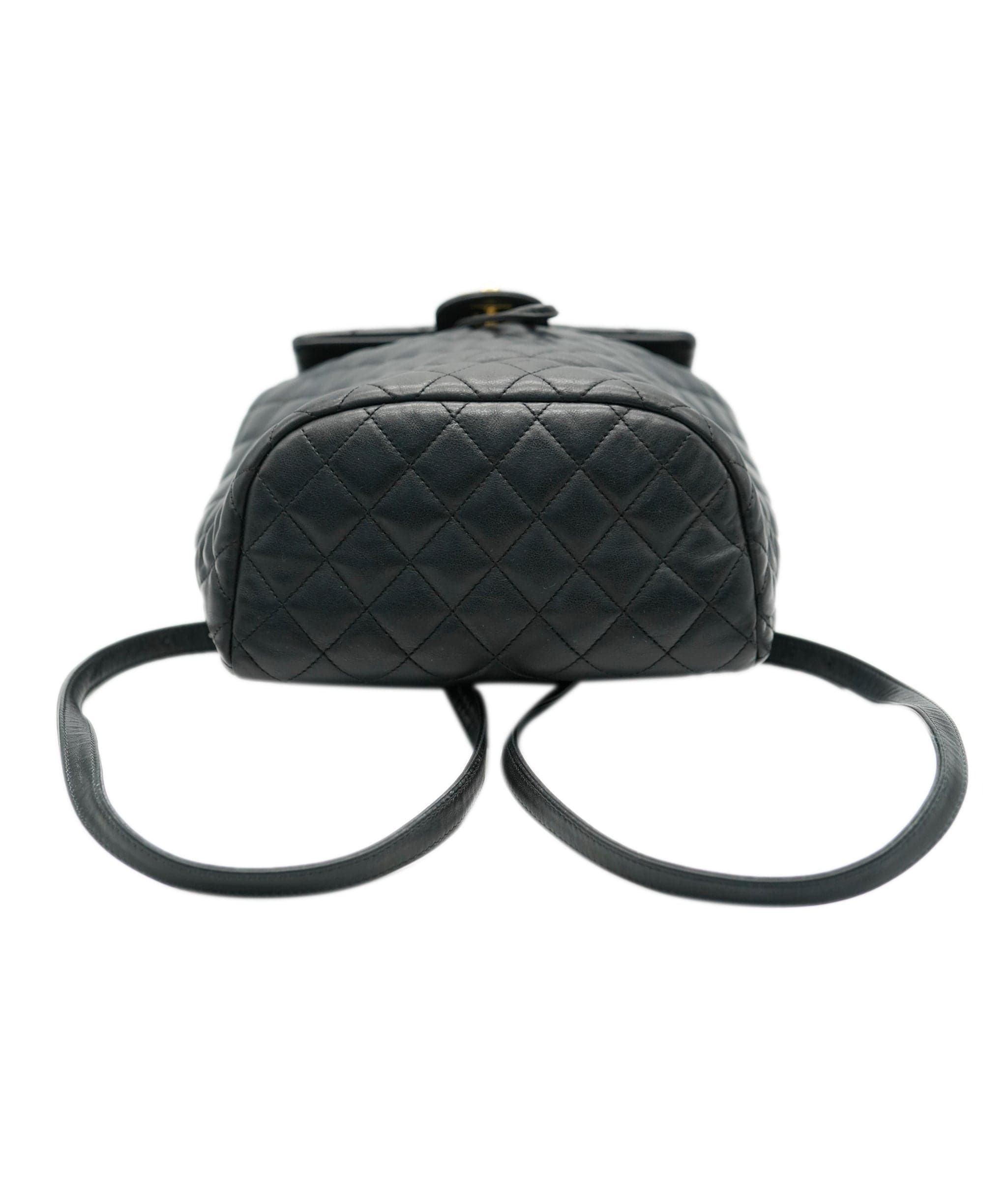 Chanel Chanel Black Quilted Lambskin Urban Spirit Backpack ABC0803