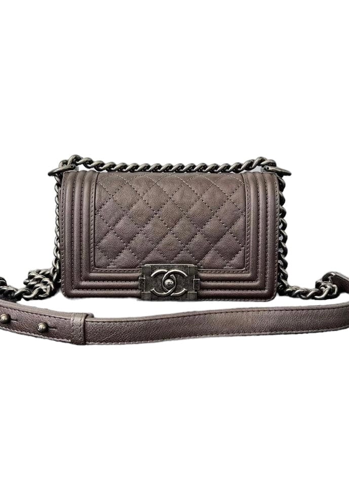 Chanel Chanel Boy Small Bronze Calfskin RHW #18 SKCY019