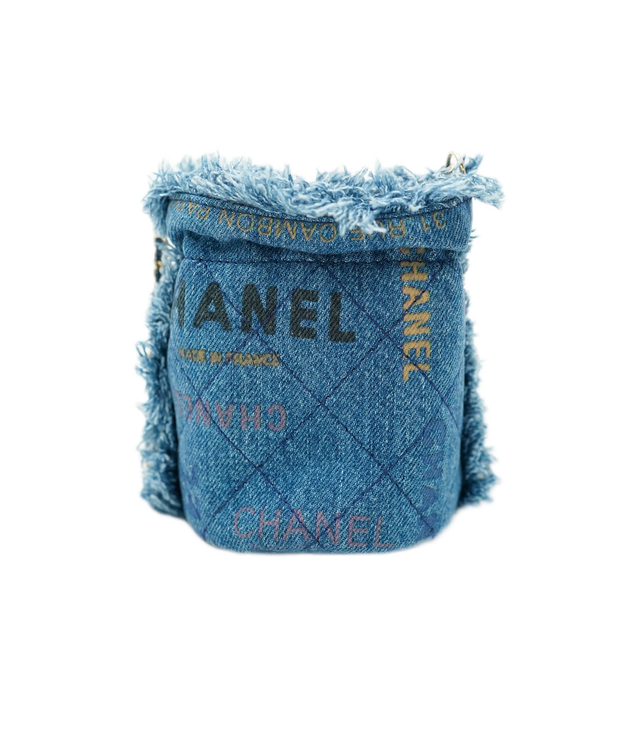 Chanel Chanel Bucket Micro Denim Crossbody  ALL0730