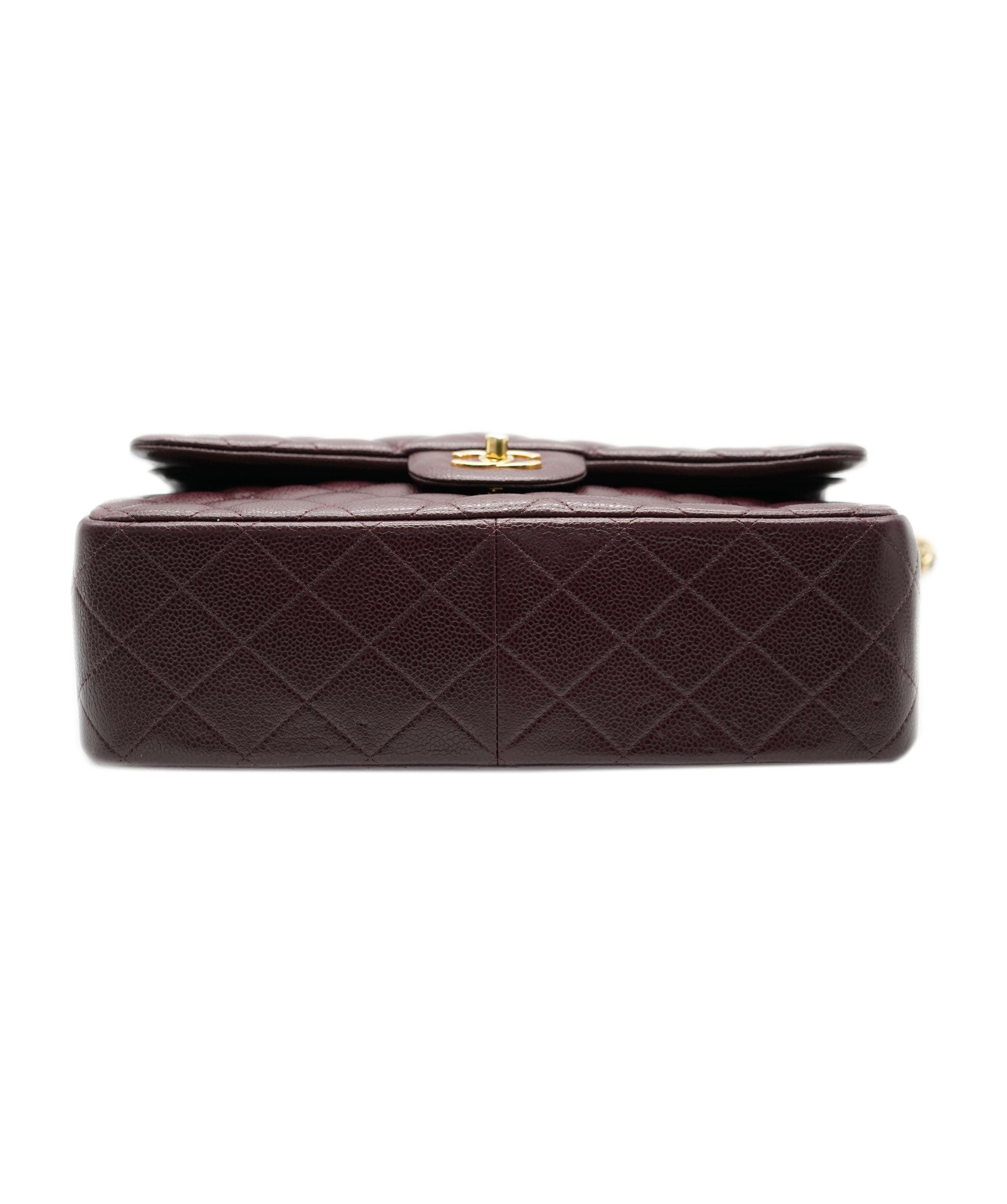 Chanel Chanel Burgundy Caviar Jumbo ALC0883