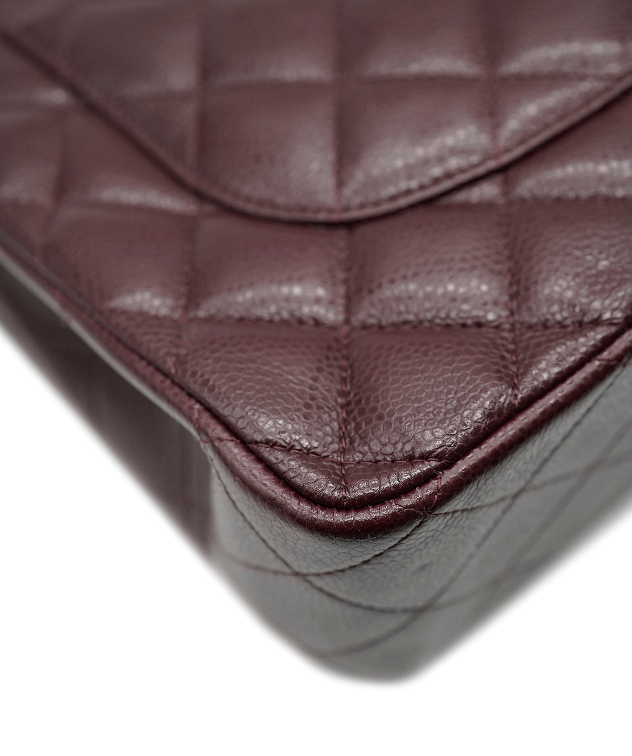 Chanel Chanel Burgundy Caviar Jumbo ALC0883