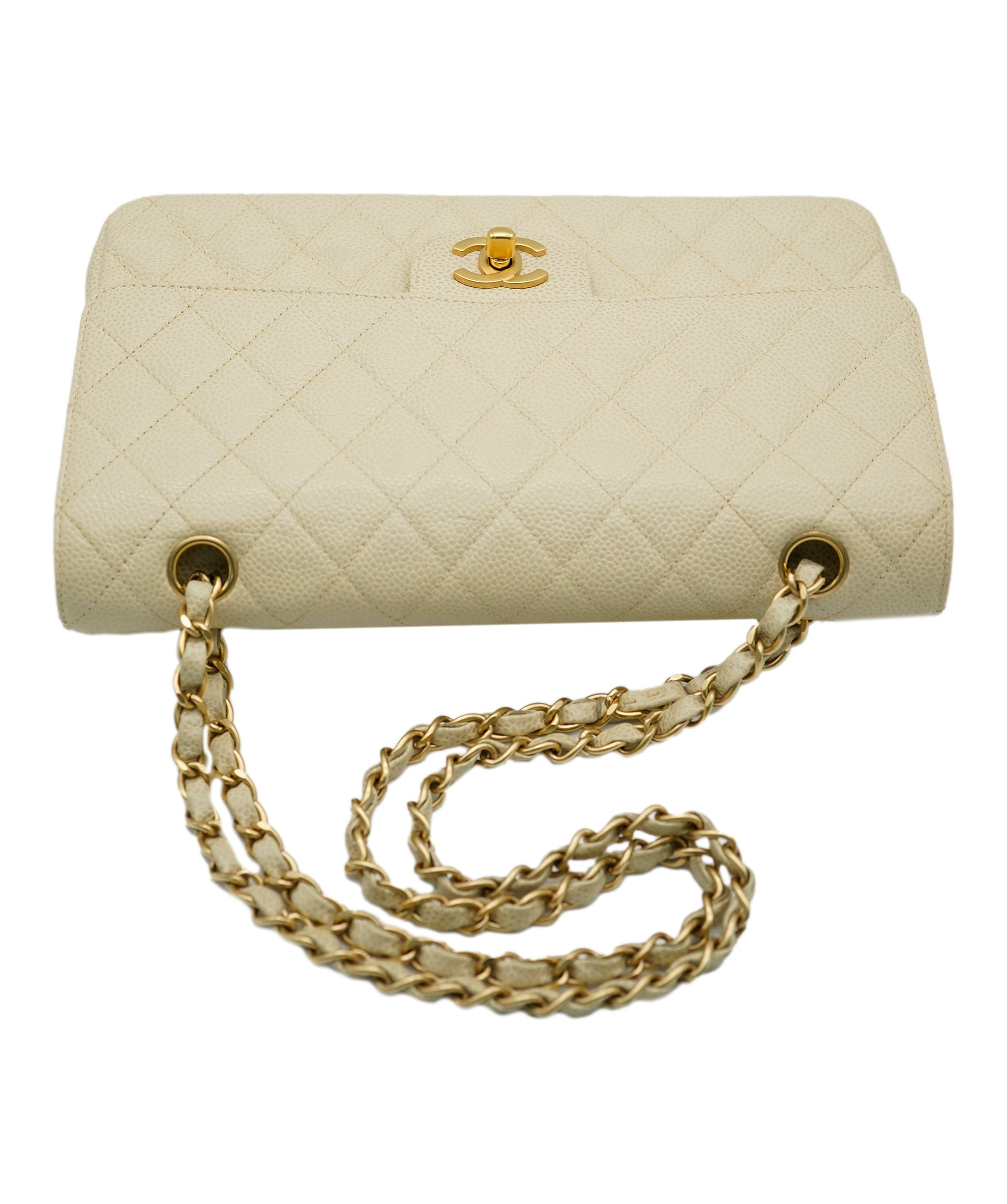 Chanel Chanel Caviar Beige Classic Flap ASL7522