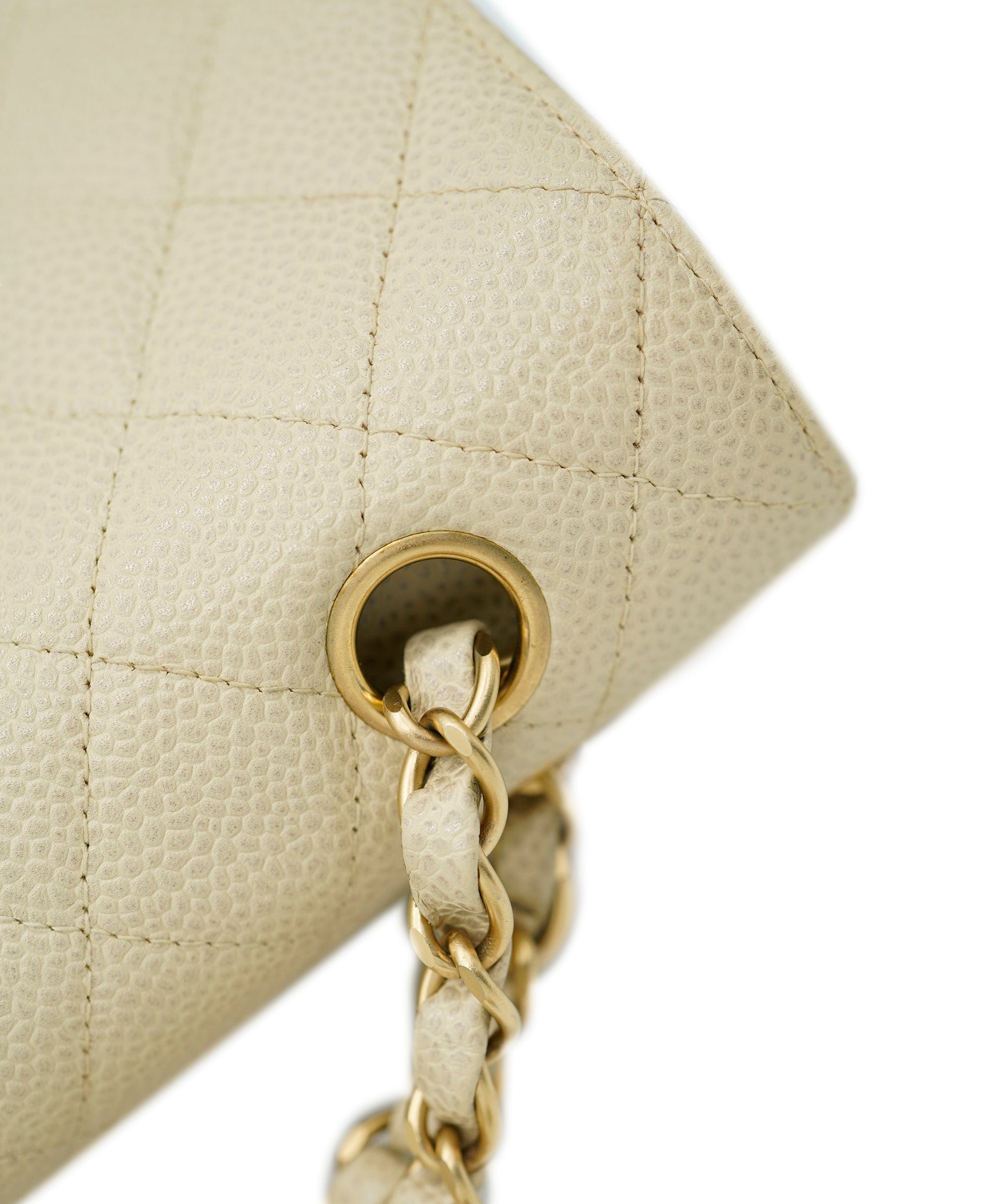 Chanel Chanel Caviar Beige Classic Flap ASL7522