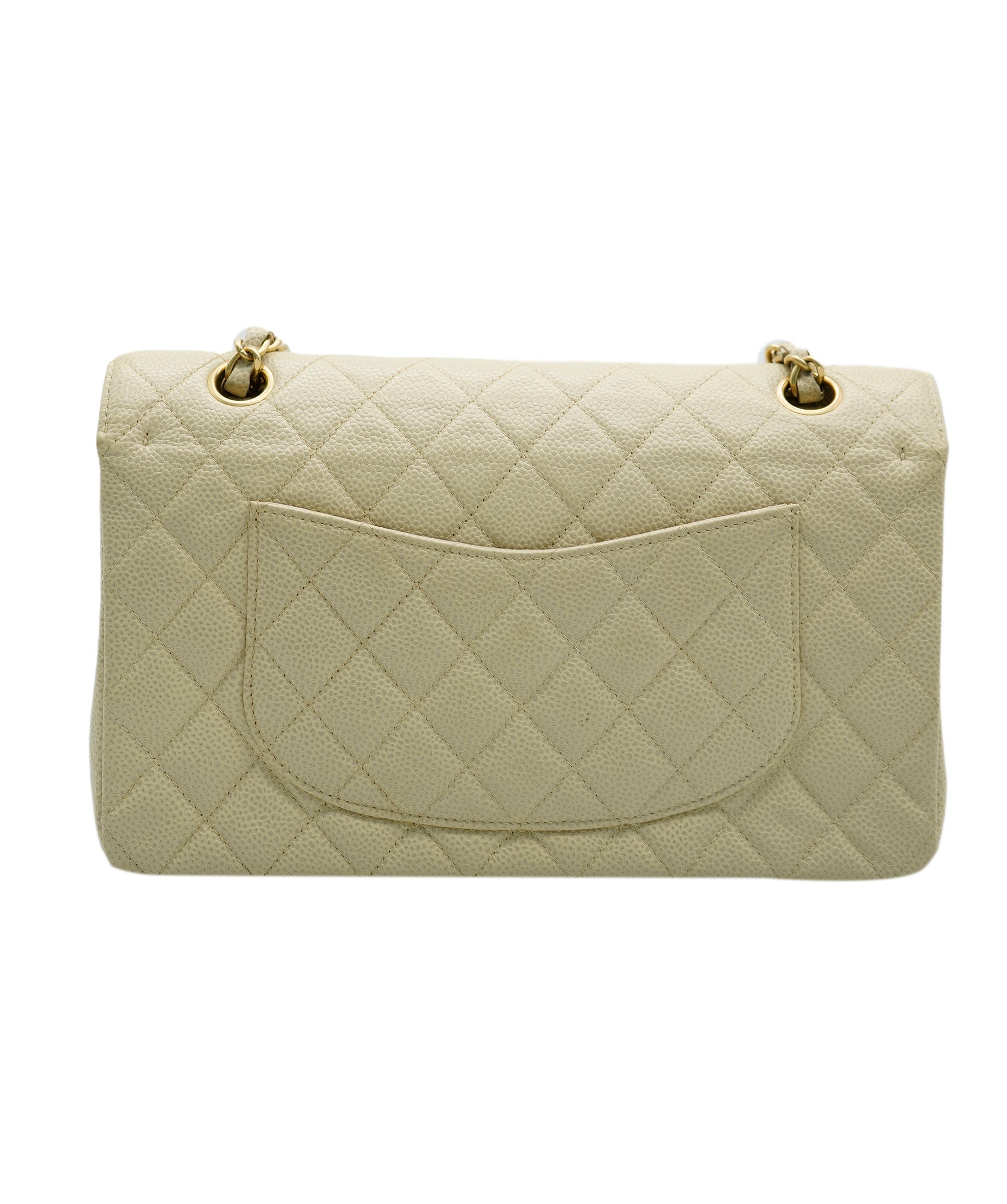 Chanel Chanel Caviar Beige Classic Flap ASL7522