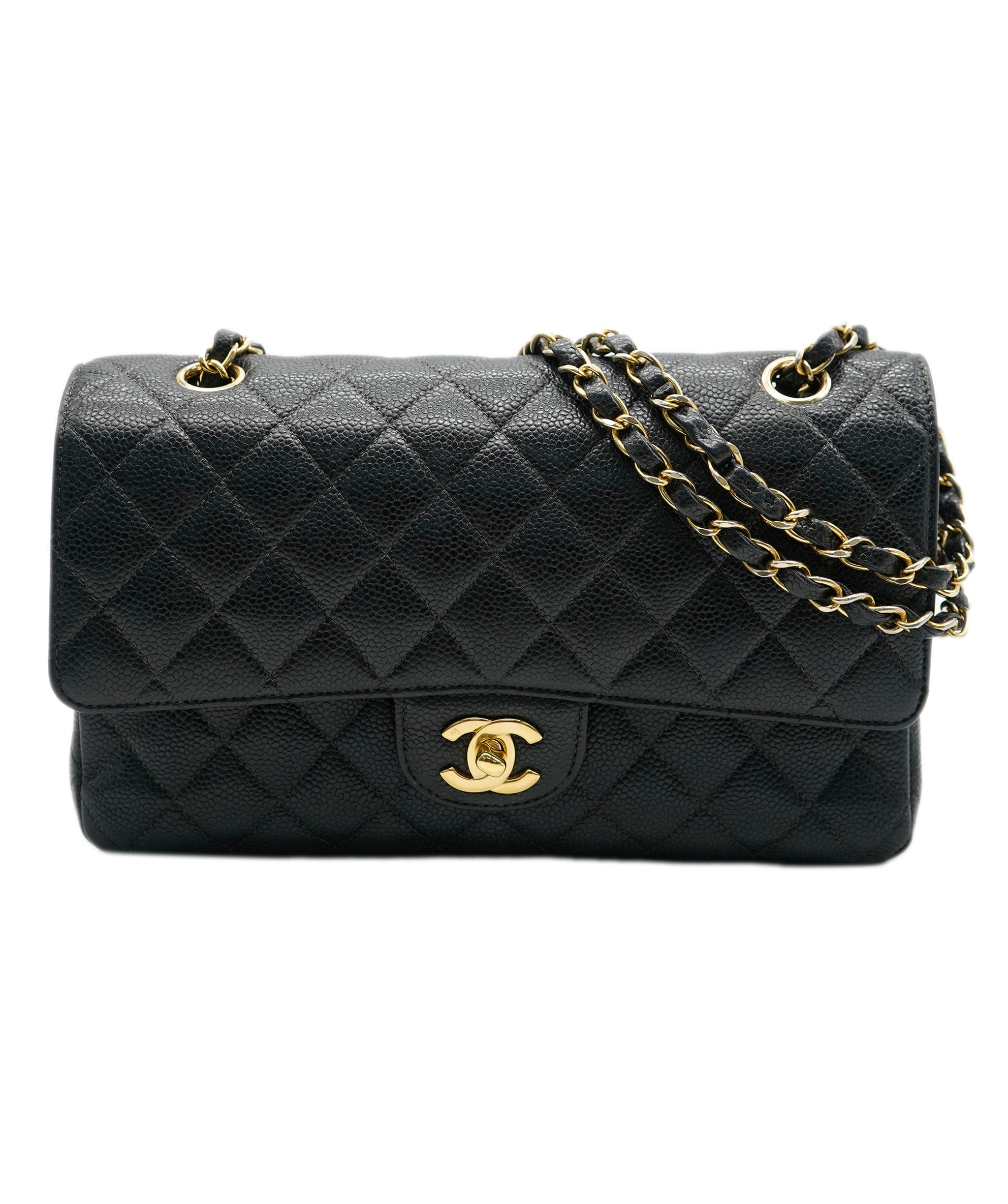 Chanel Chanel Caviar black Flap Bag Series 10 GHW  ASL10198