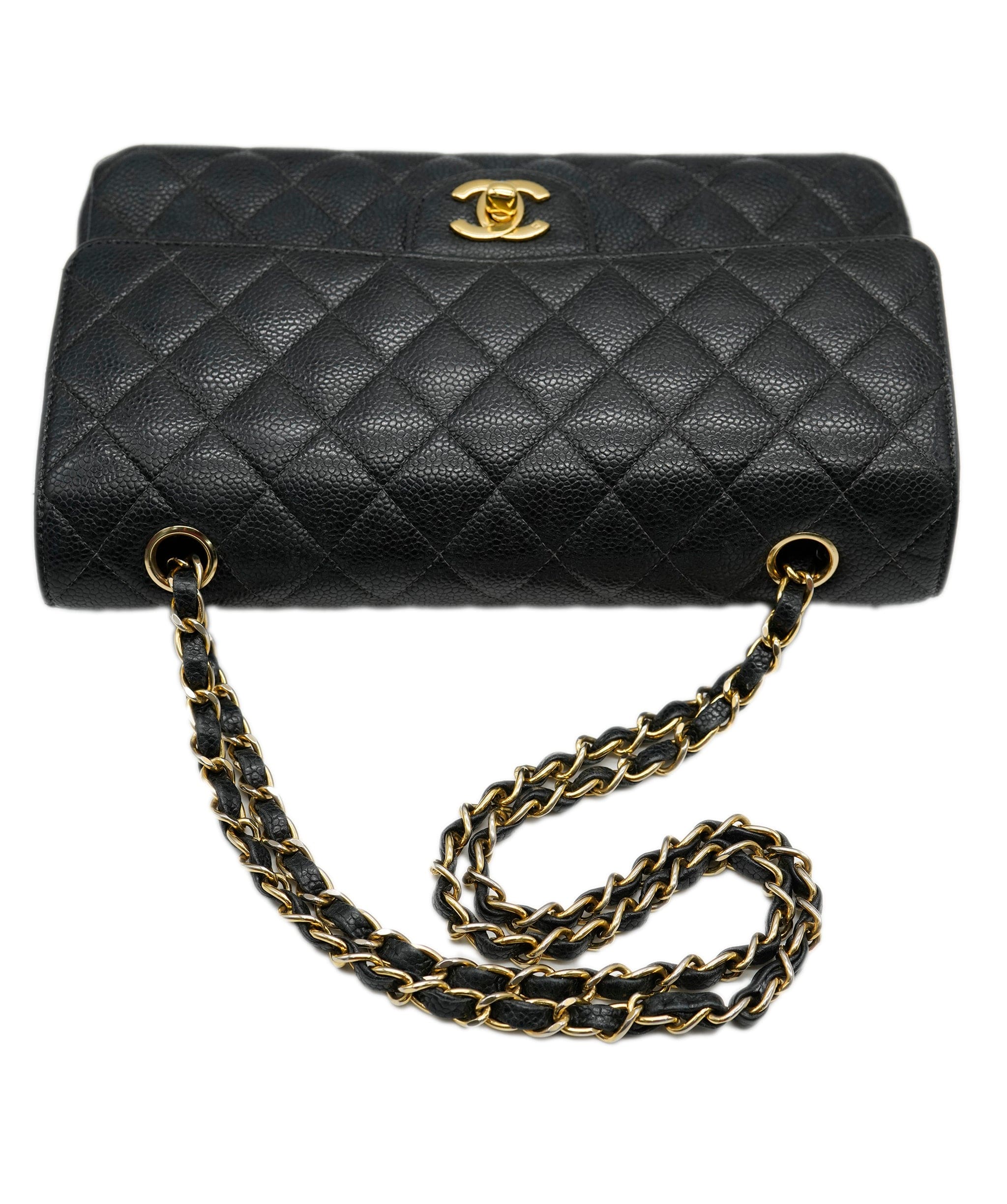 Chanel Chanel Caviar black Flap Bag Series 10 GHW  ASL10198