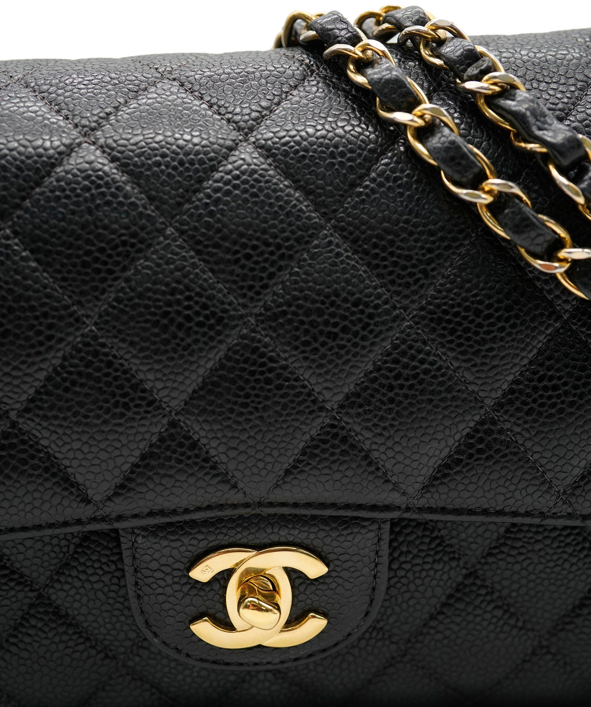 Chanel Chanel Caviar black Flap Bag Series 10 GHW  ASL10198