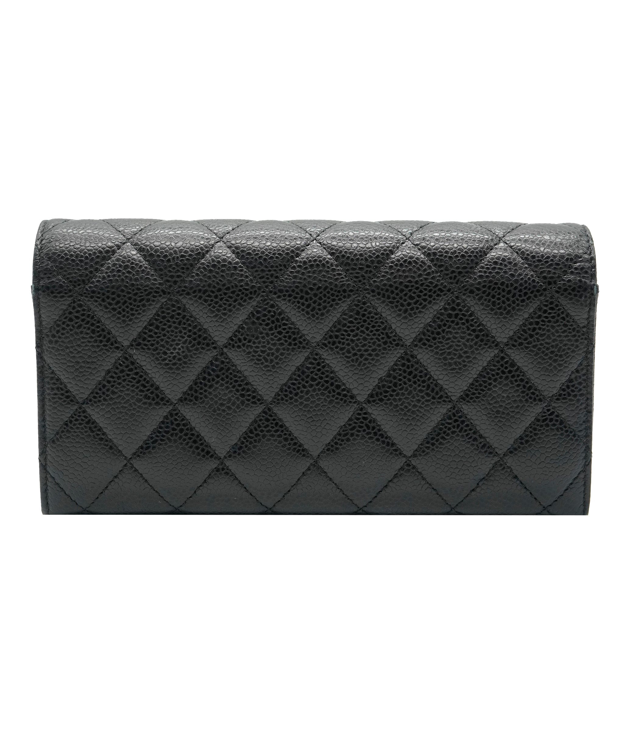 Chanel Chanel Caviar Long Wallet GHW  ALC0822