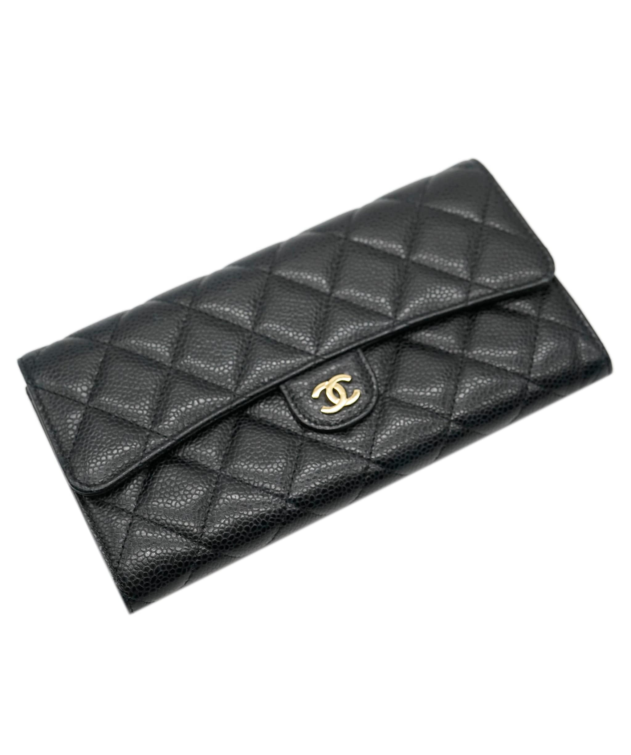 Chanel Chanel Caviar Long Wallet GHW  ALC0822