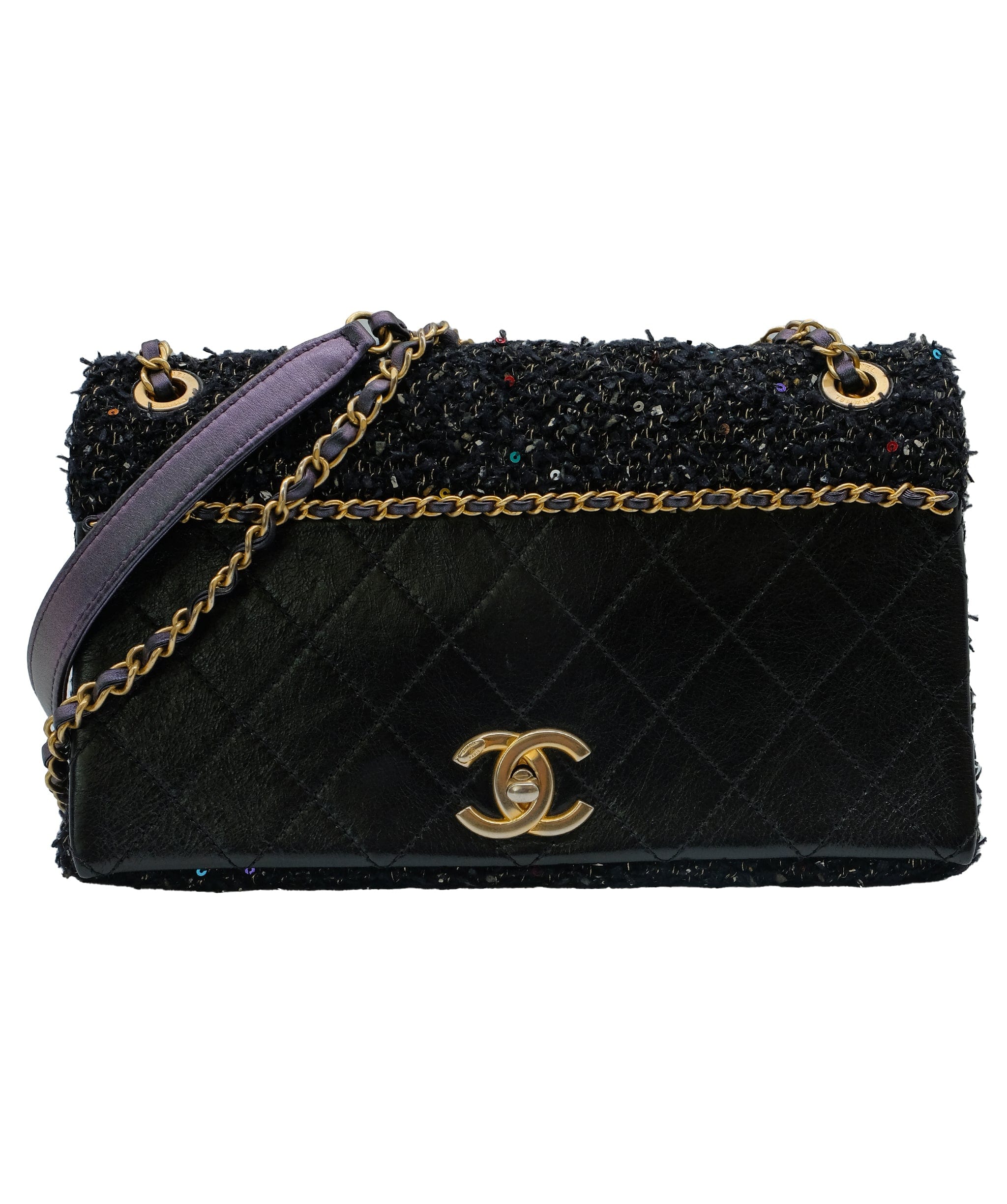 Chanel Chanel CC Chain Black Lambskin ASC5284