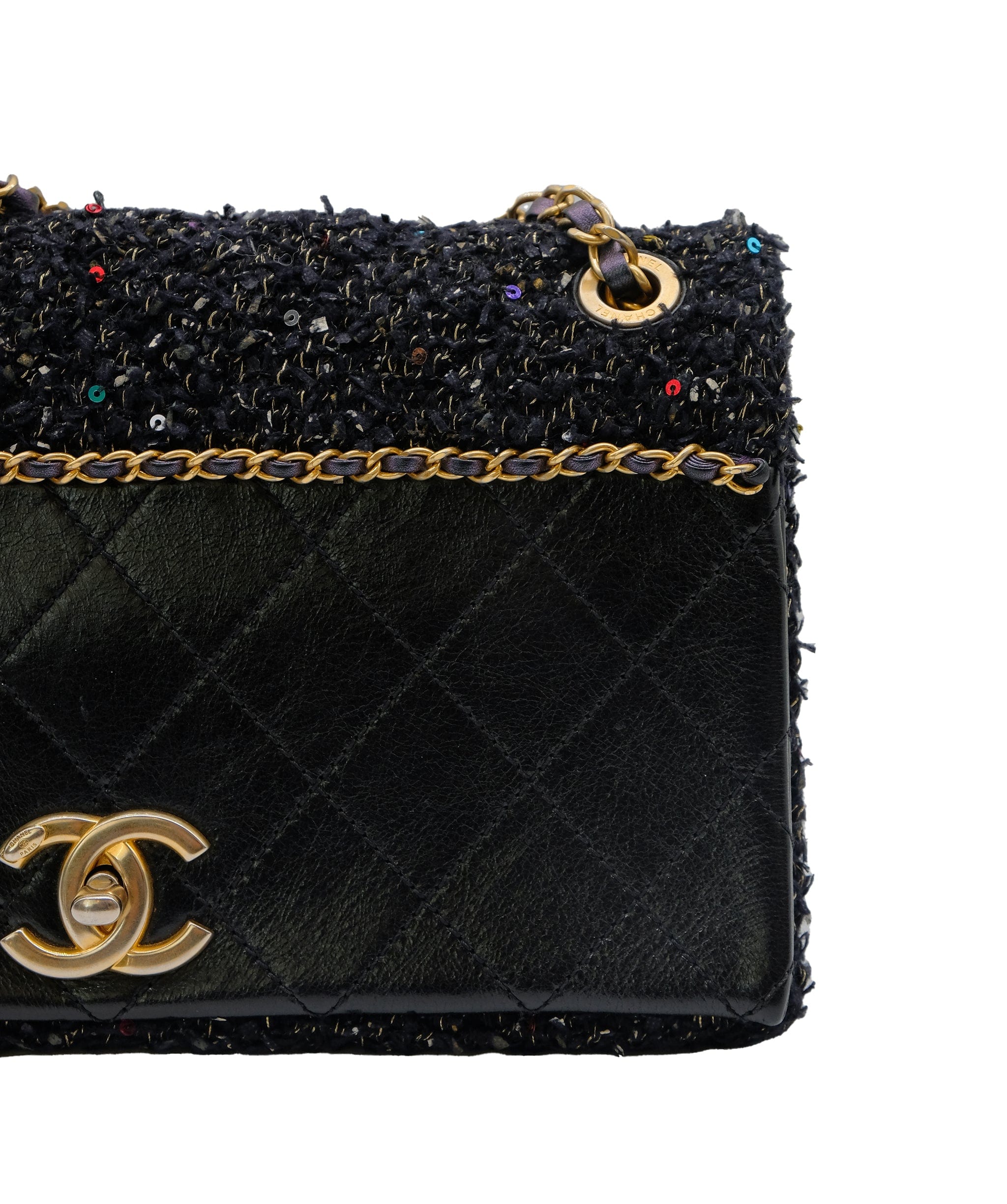 Chanel Chanel CC Chain Black Lambskin ASC5284