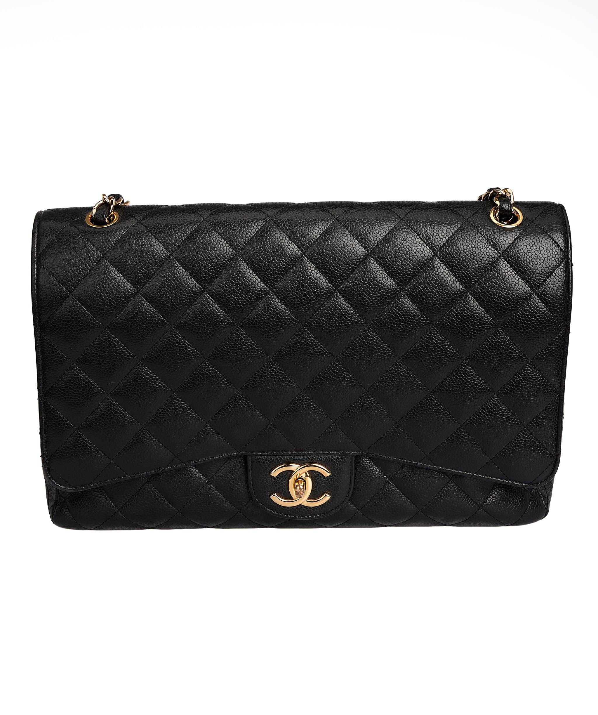 Chanel Chanel Classic Caviar Maxi GHW  ALC1465