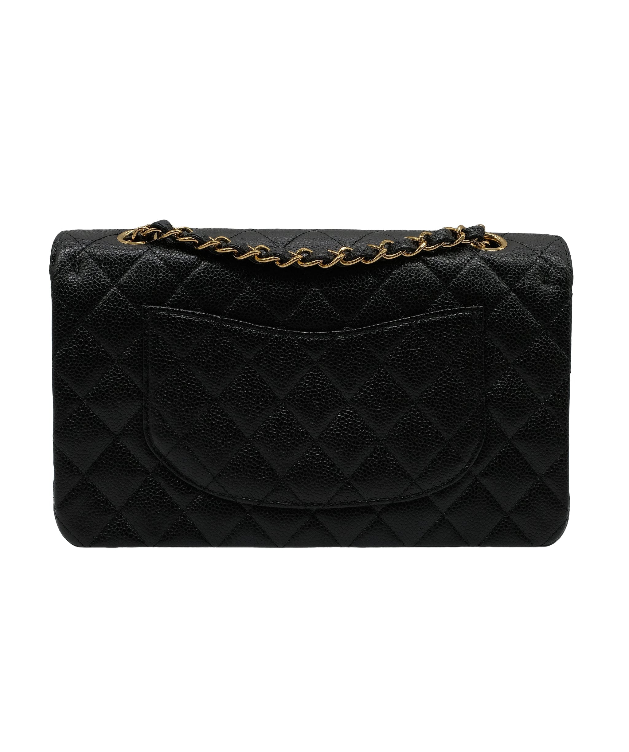 Chanel Chanel Classic Double Flap Black Caviar GHW #15 SKC1701