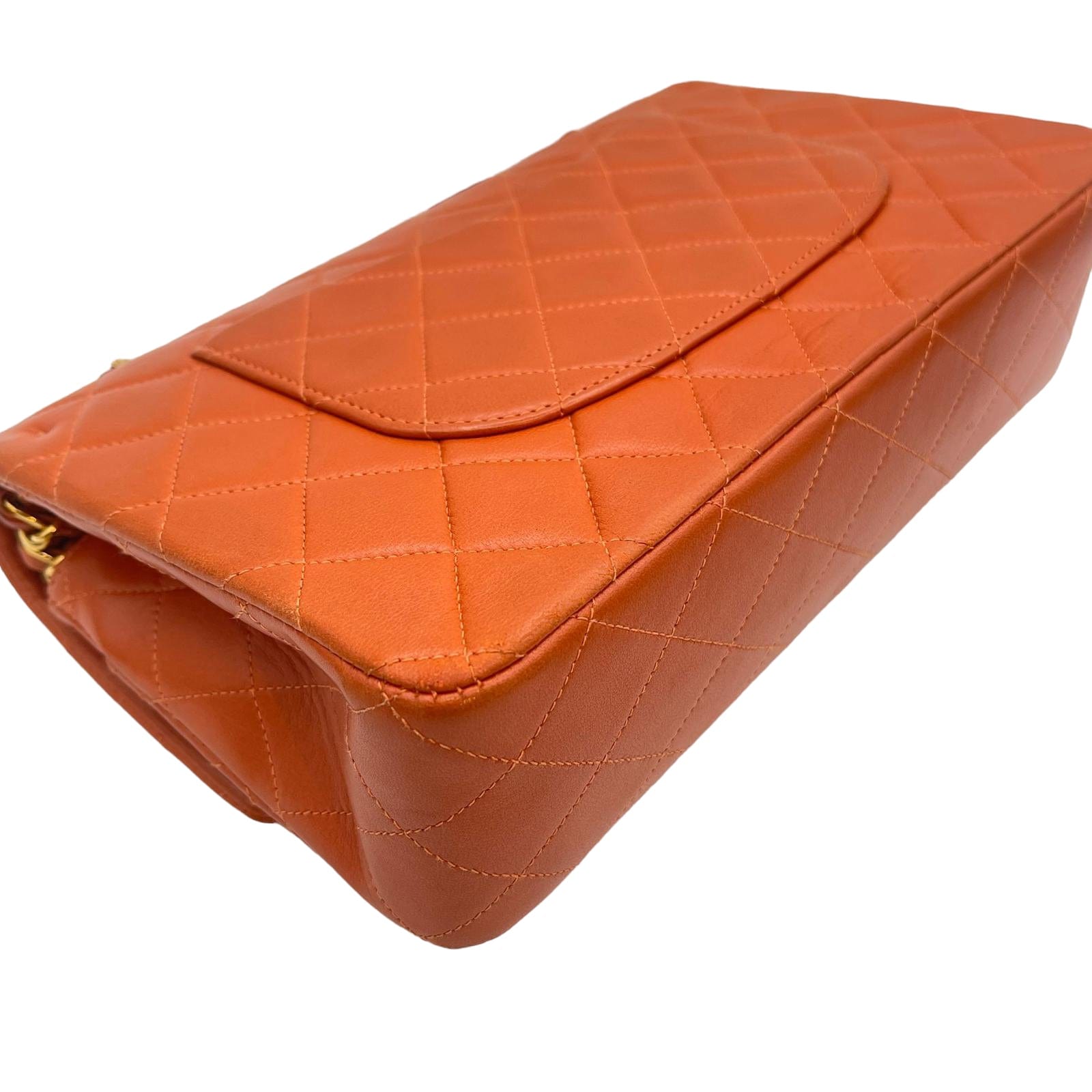 Chanel Chanel Classic Flap Orange Lambskin GHW LP90195281 ASC2523