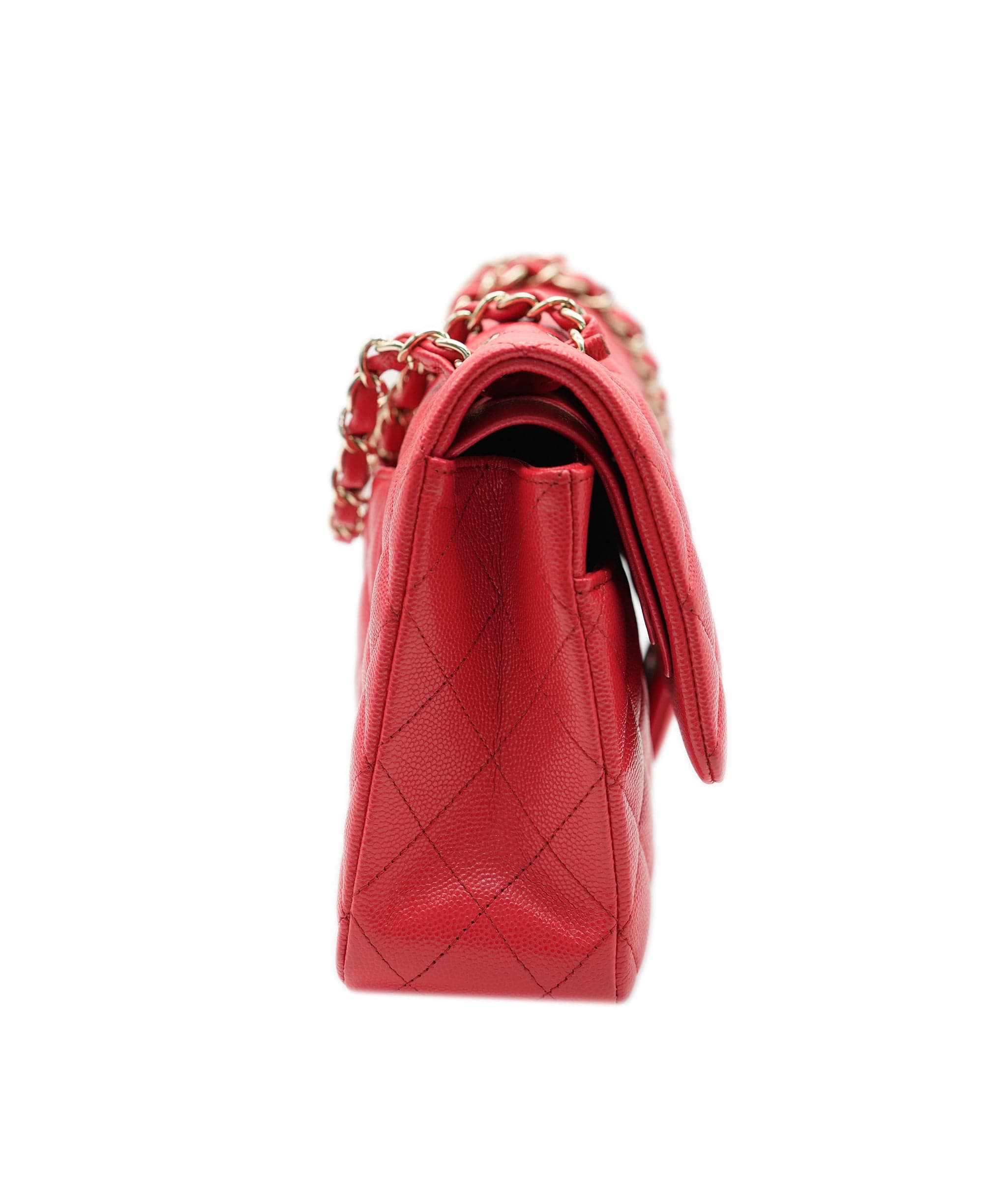 Chanel Chanel Coral Caviar Flap Medium (Card and Dustbag) ASC4860