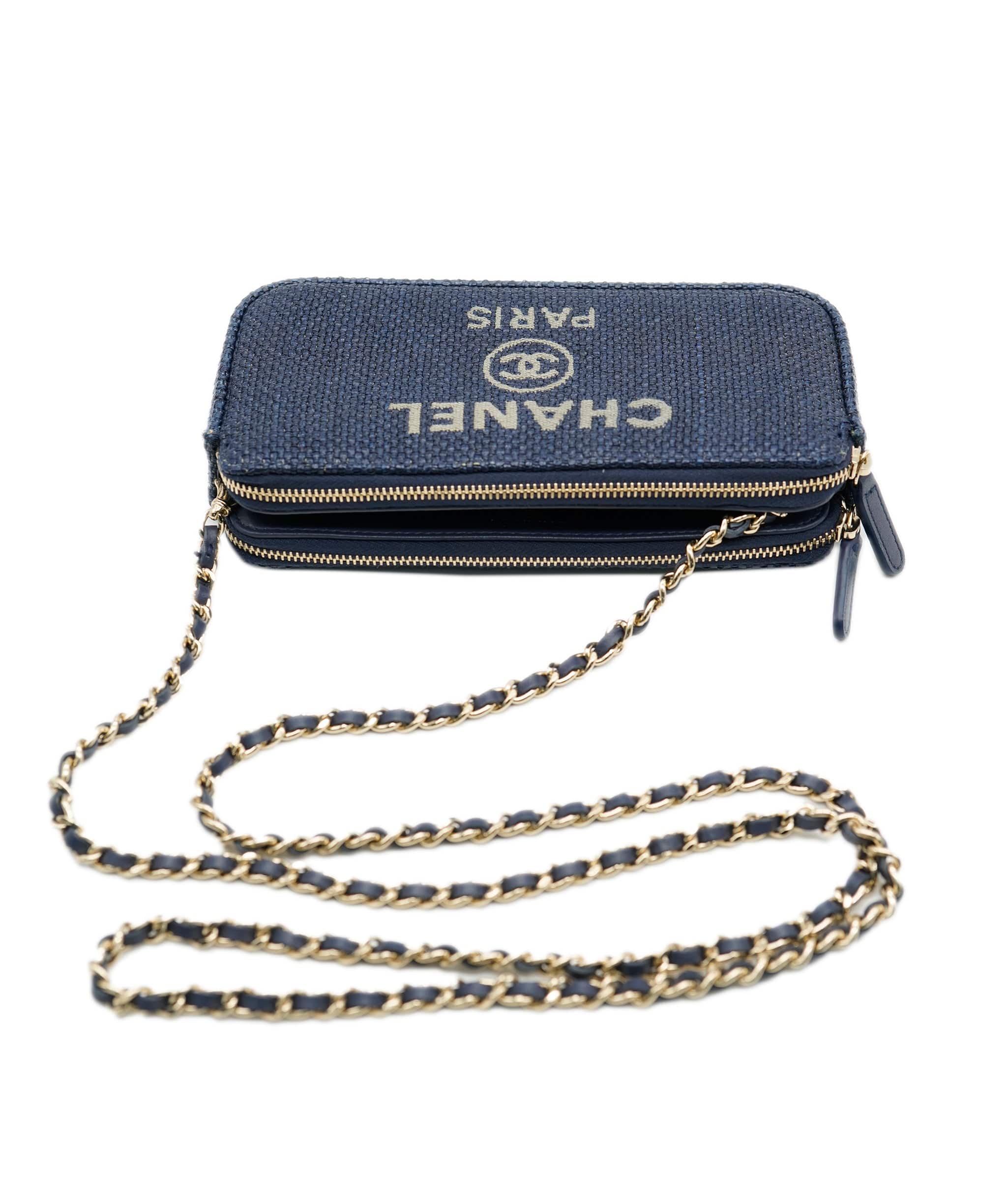 Chanel Chanel Deauville Double Zip Clutch - AJC0177