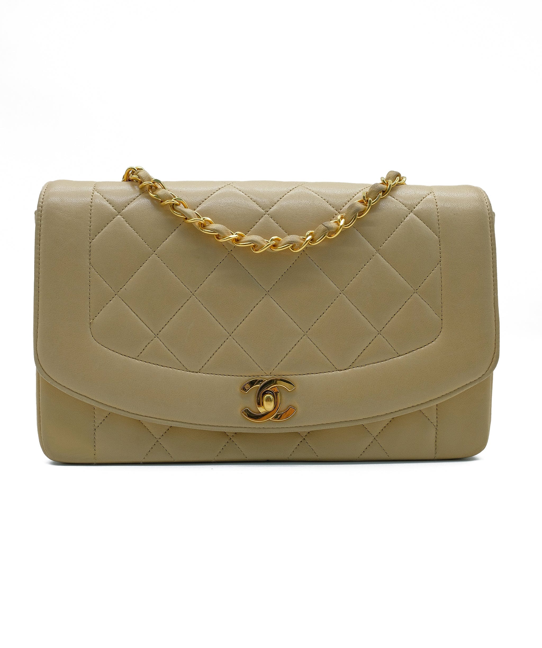 Chanel Chanel Diana 25 Beige 90163002 ASL7863