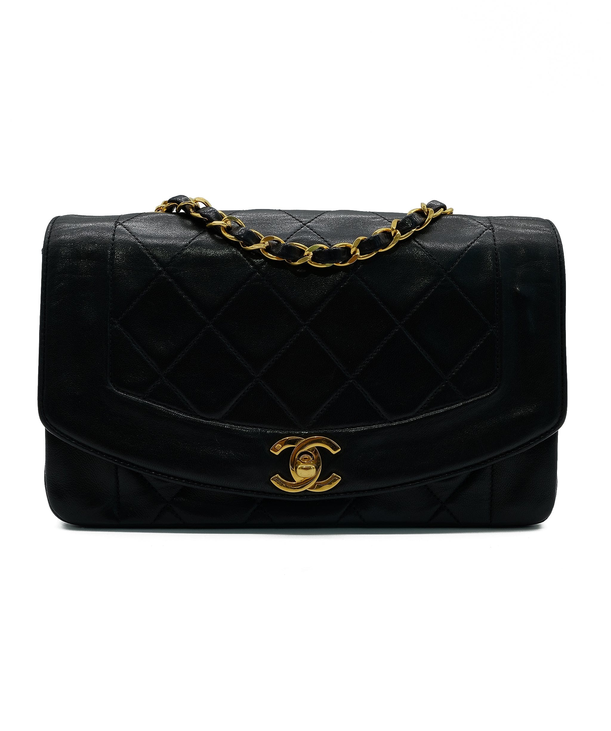 Chanel Chanel Diana22 Black Card And Seal S/N 2038921 90179147 ASL8144